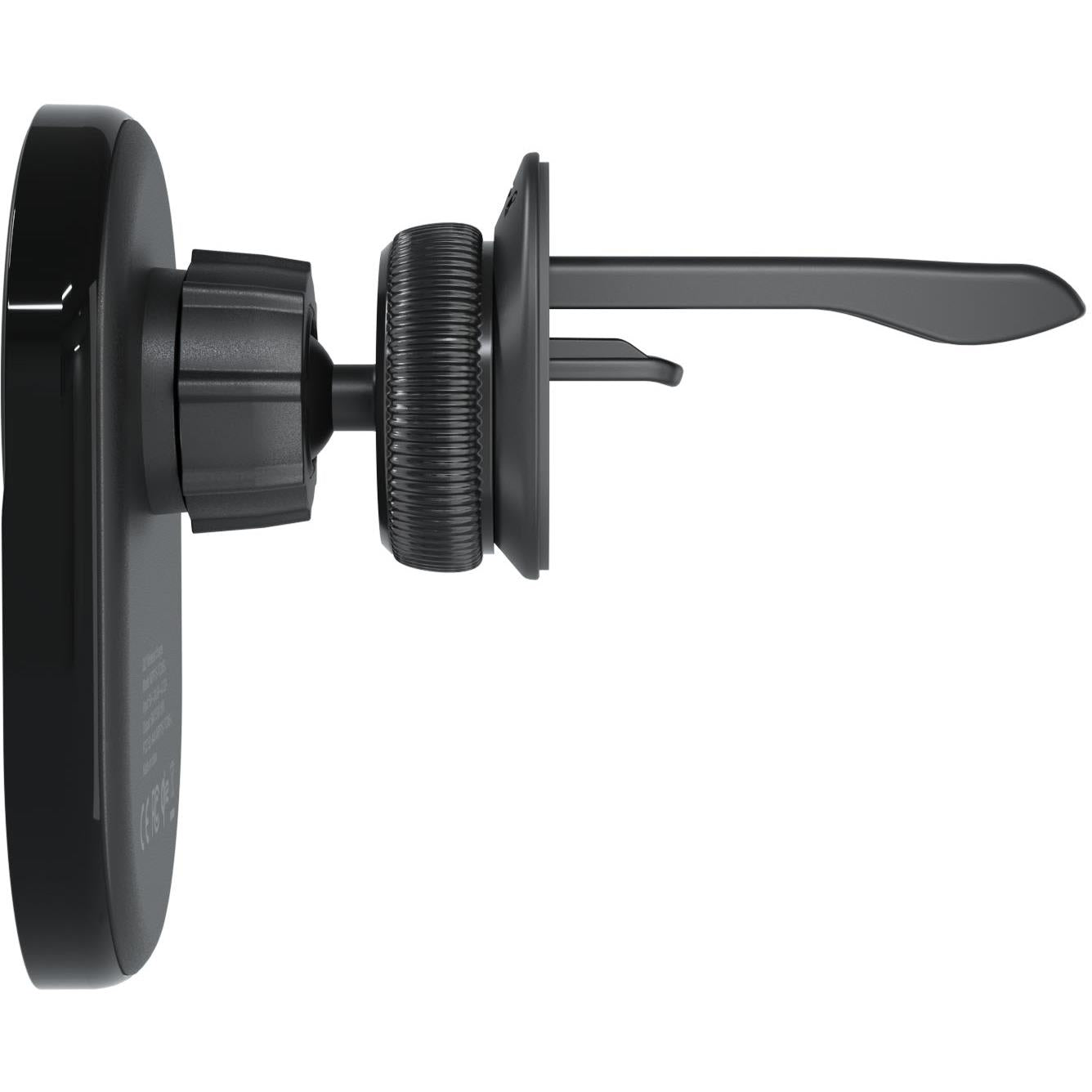 Alogic Clip Qi2 Fast Wireless Car Charger - 15W Magnetic Phone Mount for iPhone 15/14/13, Samsung Galaxy - Perfect for Commuting & Road Trips