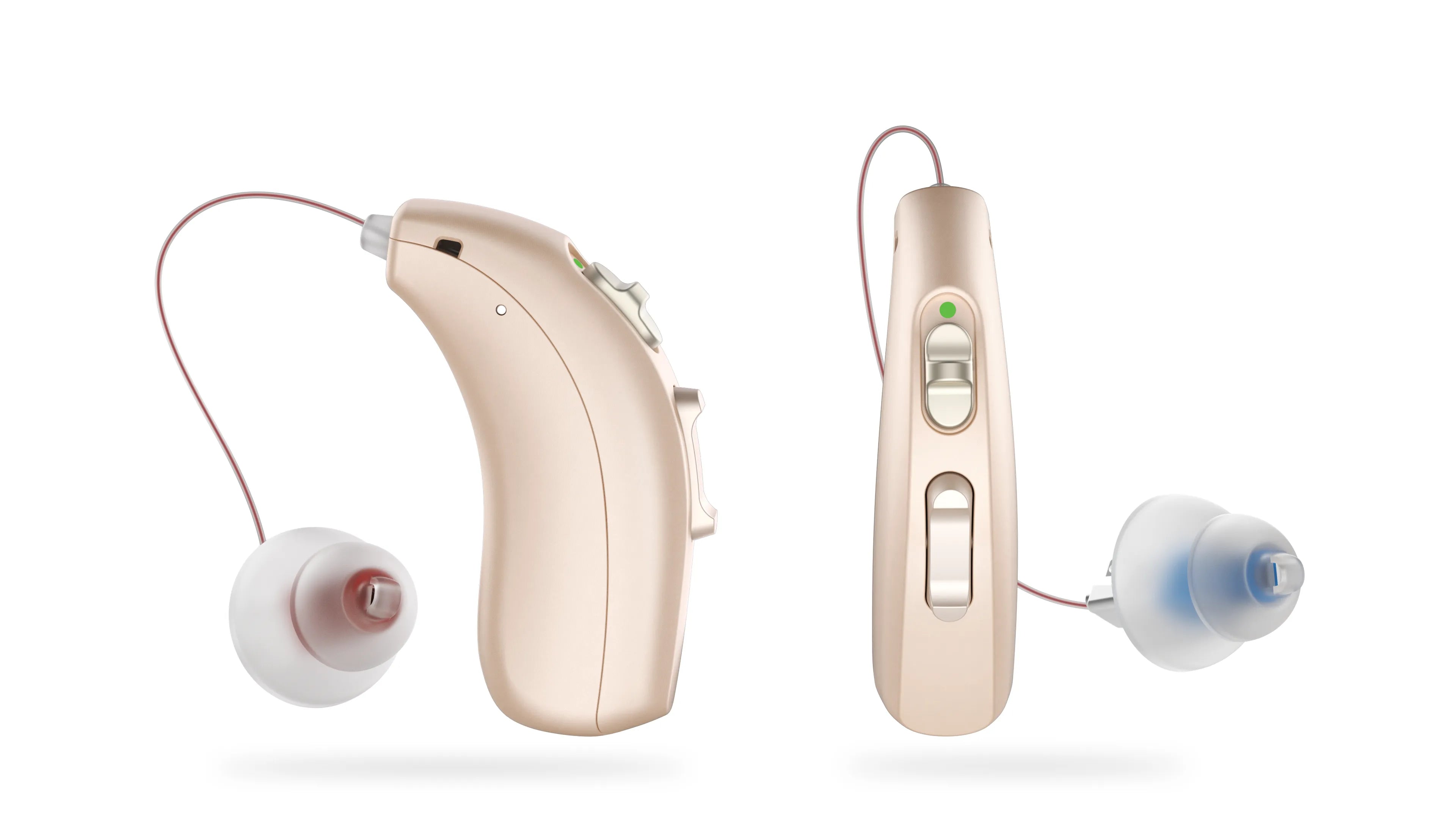 Linner Mercury Mini RIC OTC Hearing Aids for Seniors - Rechargeable Digital Sound Amplifier with Noise Reduction - Perfect for TV Watching, Conversations & Outdoor Activities