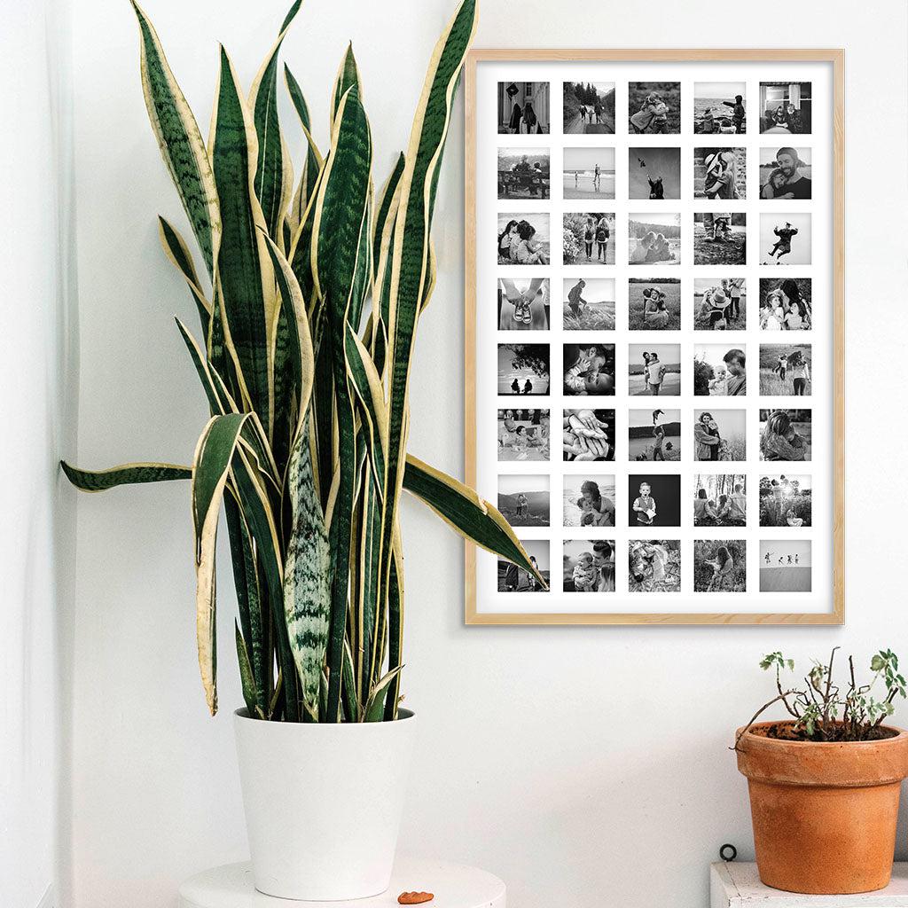 Collage Frame - Multi Aperture Photo Frame for Wall Display | Perfect for Family Photos, Wedding Pictures & Home Decor