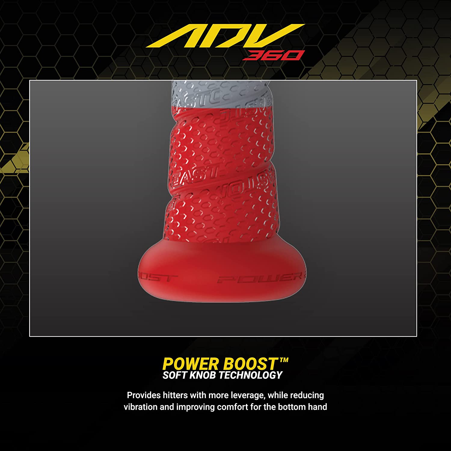 2023 Easton ADV 360 10 USA Baseball Bat -2 5/8 Barrel Size - Yellow/Navy/Red Color - Perfect for Youth Baseball Games & Training