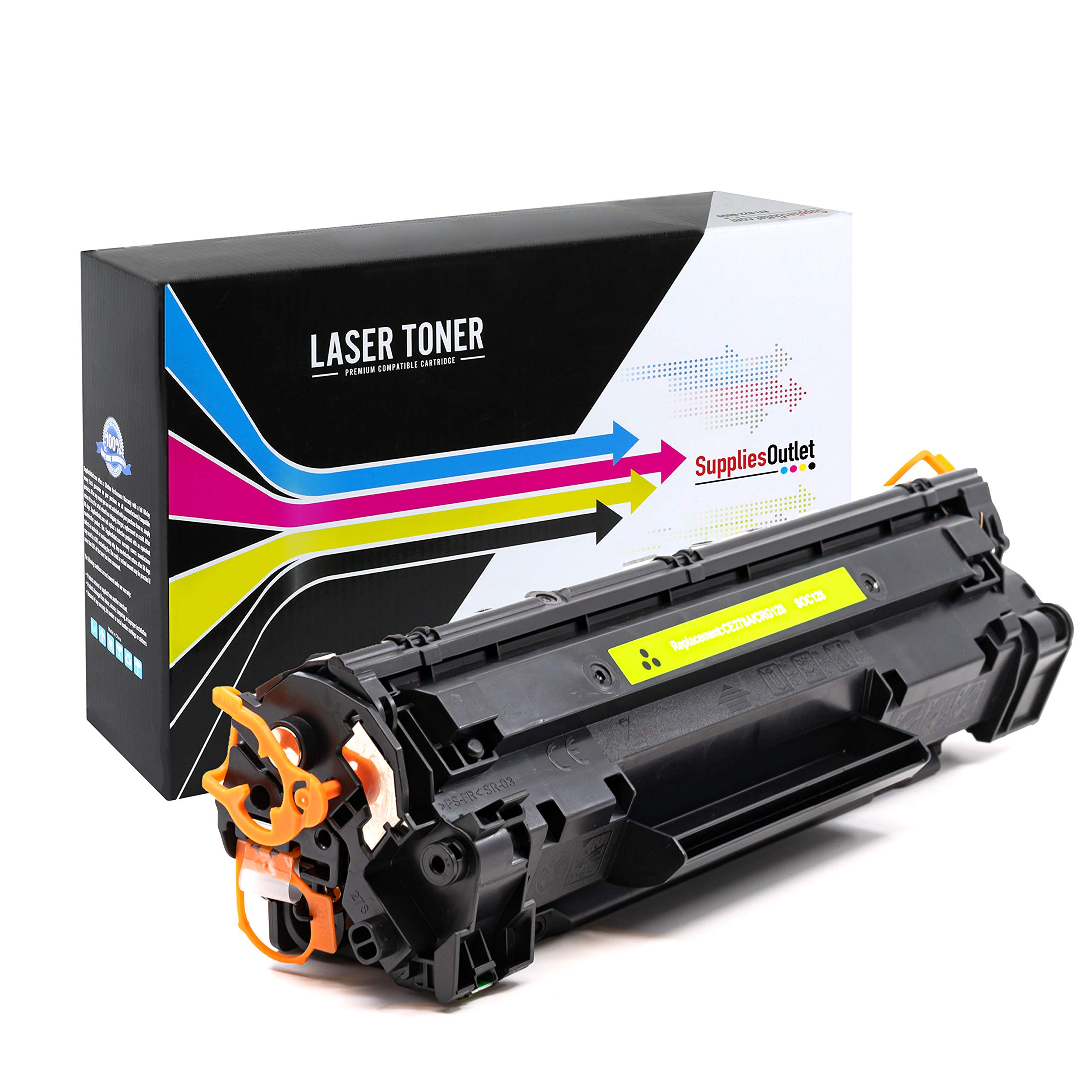 SuppliesOutlet Compatible Toner Cartridge Replacement for Canon 128 / 3500B001AA (Black, 1 Pack) - High-Quality Printer Ink for Home & Office Use