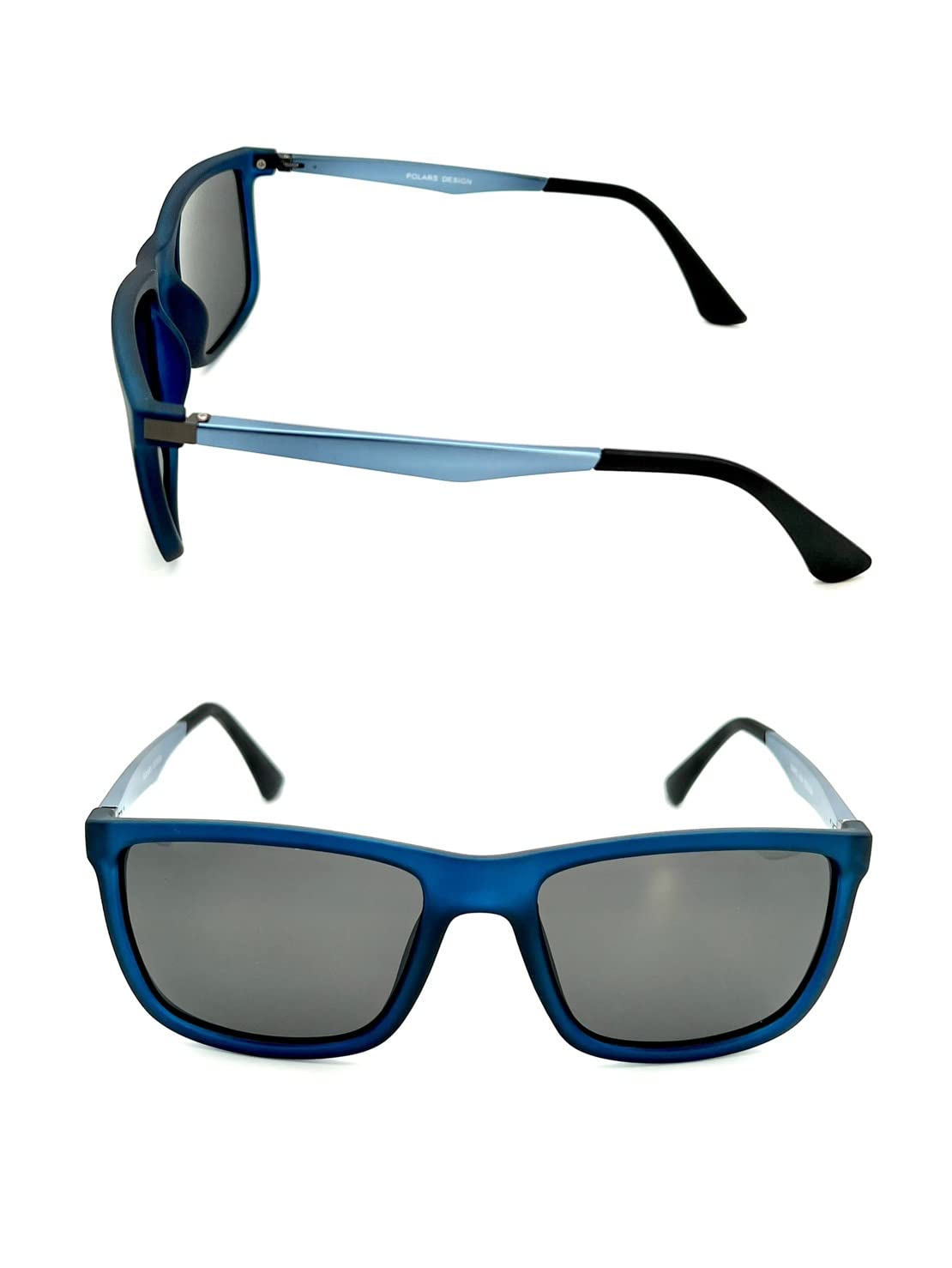 Polarized Square Sunglasses for Women & Men - UV Protection Rectangular Classic Shades for Driving, Fishing, Outdoor & Sports Activities