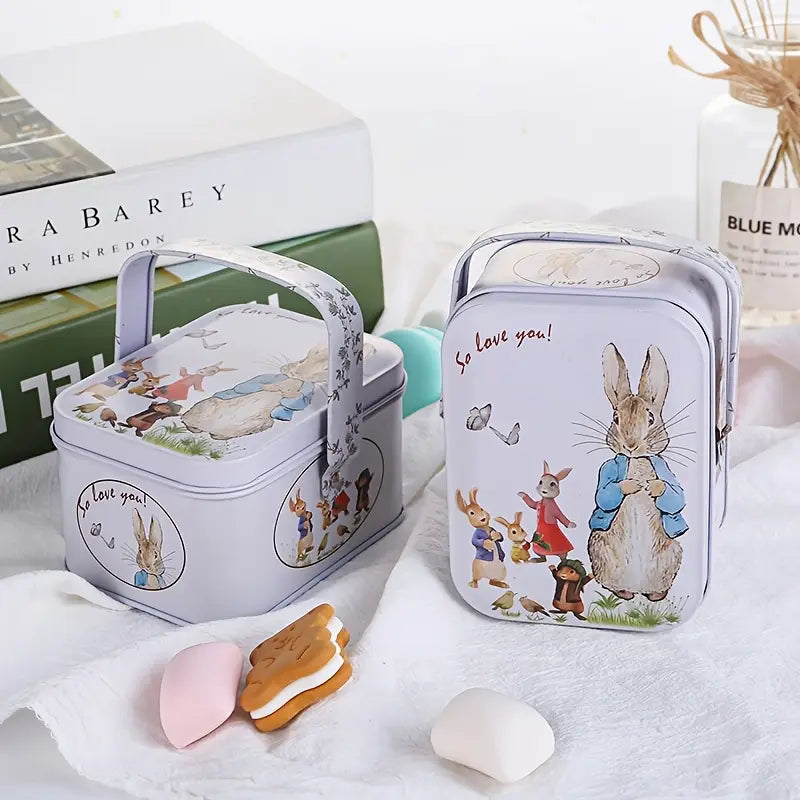 Peter Rabbit Easter Tin - Collectible Easter Basket Gift for Kids, Themed Decor for Spring & Easter Celebrations