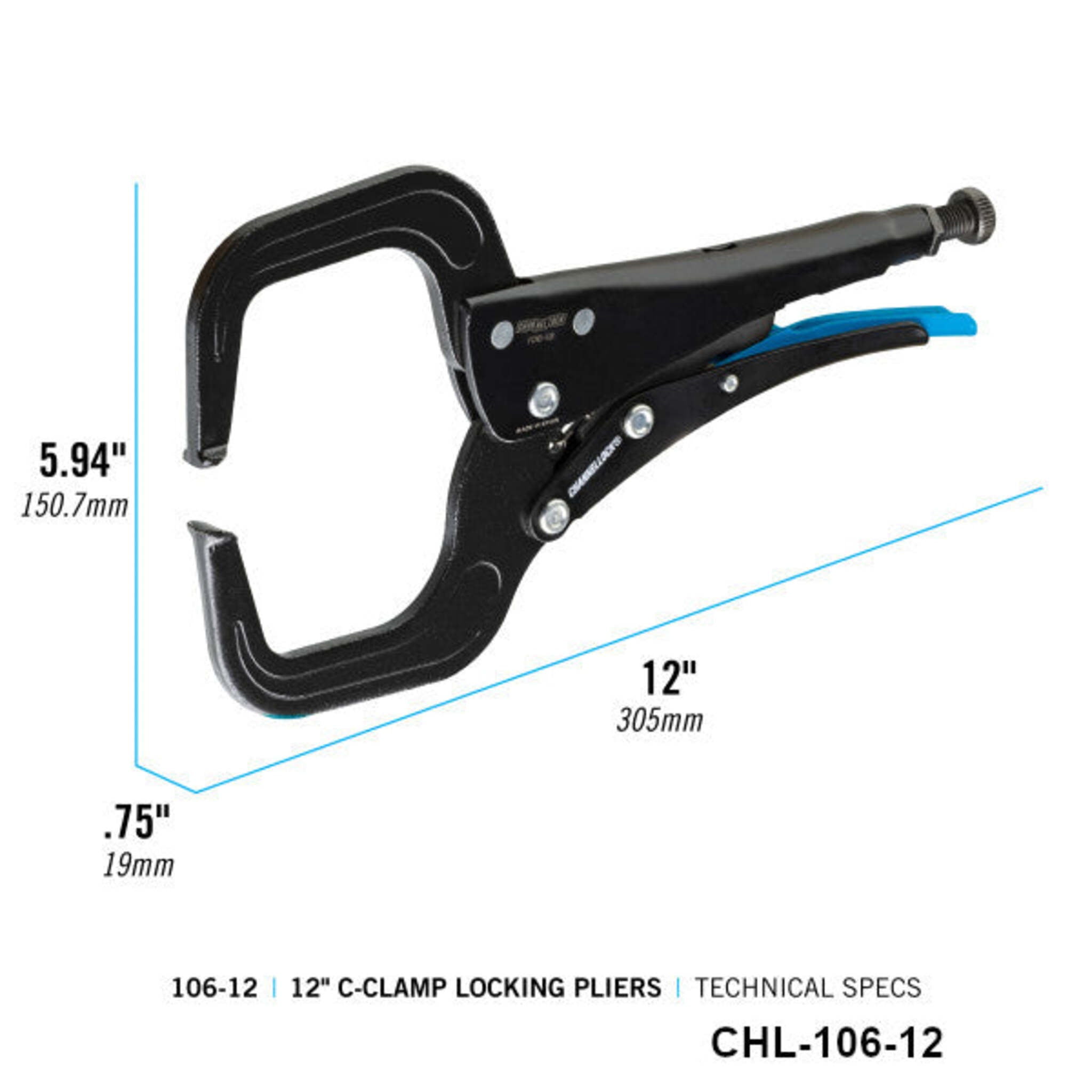 CHANNELLOCK 106 Series C Clamp Locking Pliers - 6