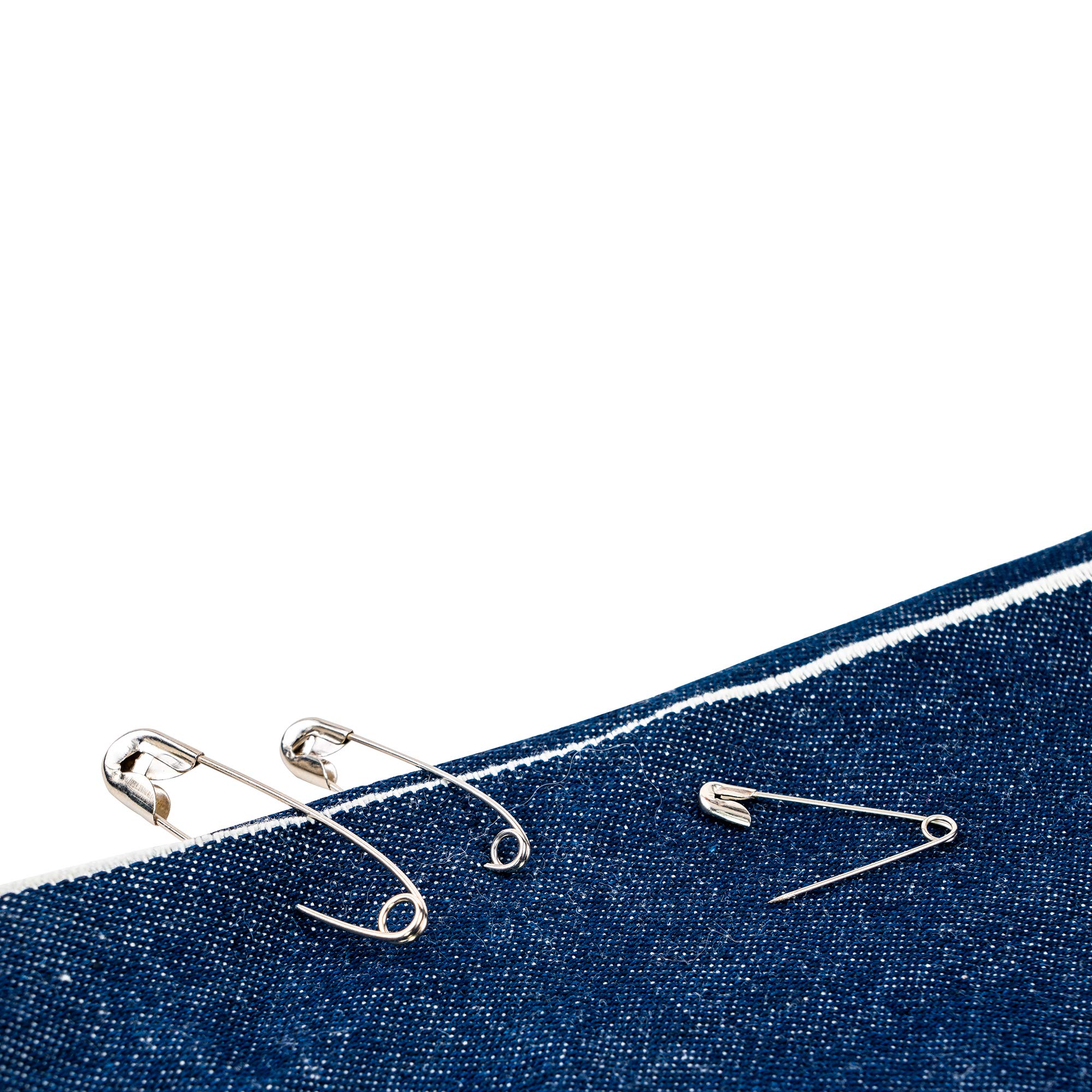 SINGER 07470 Assorted Safety Pins - 65-Piece Multisize Pack for Sewing, Crafting & DIY Projects - Perfect for Fabrics, Quilting & Emergency Repairs