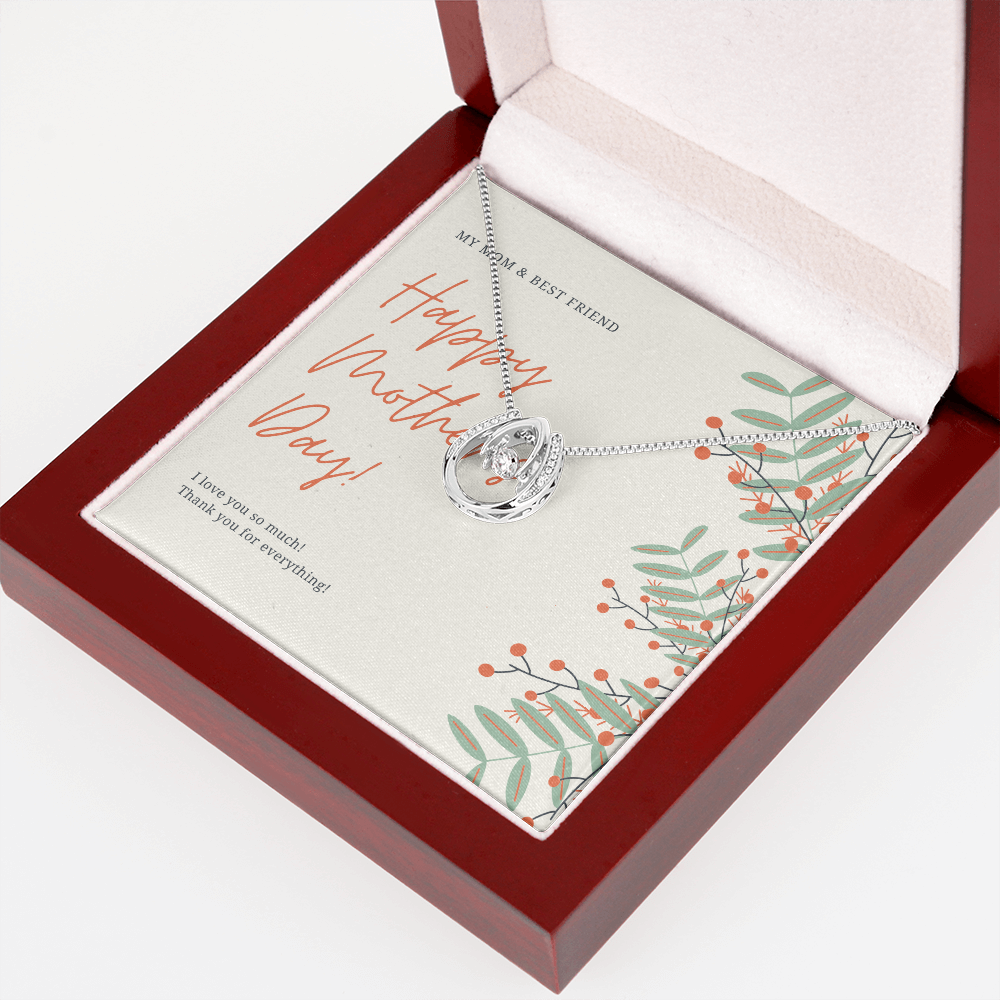Elegant Mother's Day Jewelry Gift - Sterling Silver Necklace for Mom, Birthday, Anniversary - Perfect for Gifting & Special Occasions