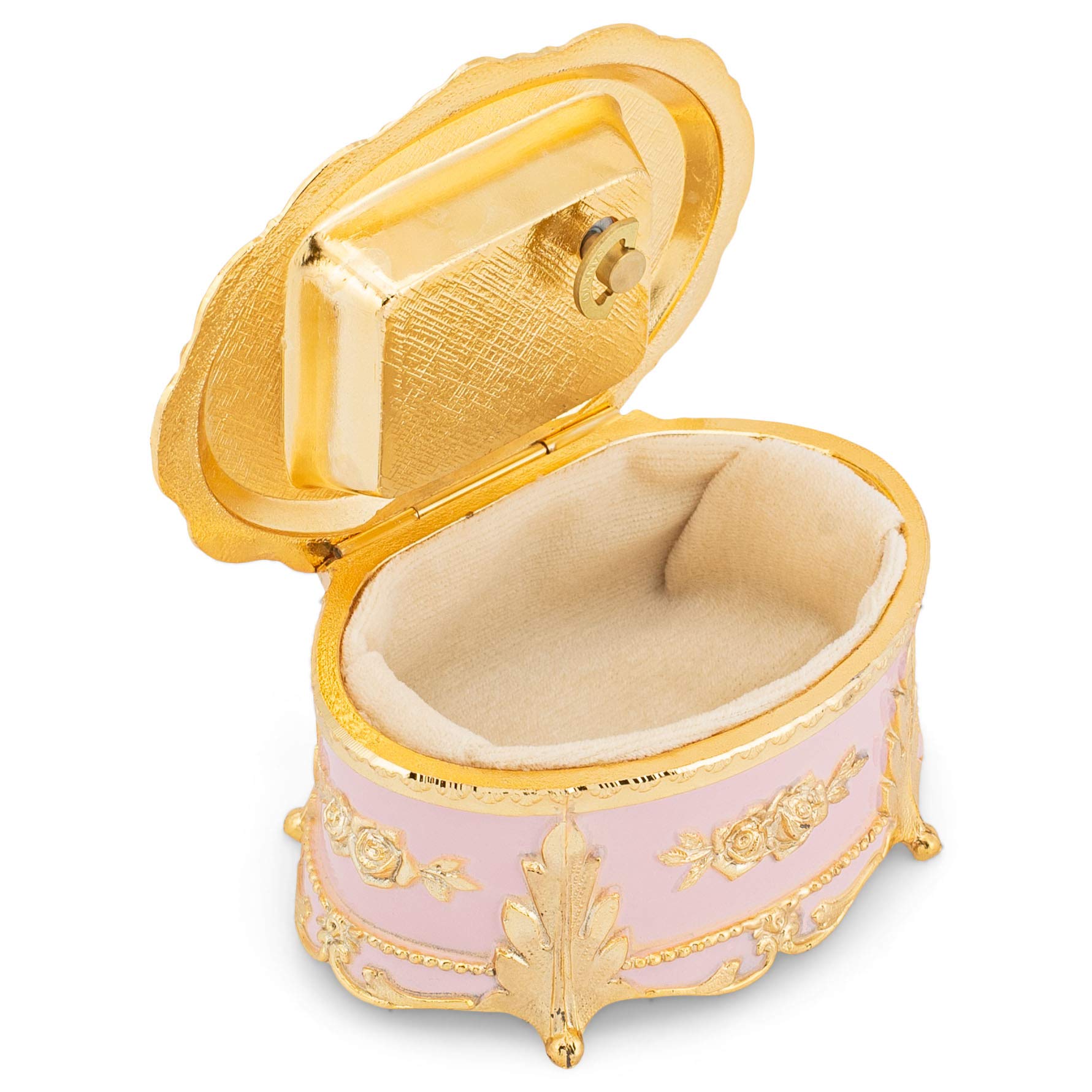 Elegant Floral Music Jewelry Box - Oval Shape with 'Candle in the Wind' Melody | Perfect Gift for Birthdays, Anniversaries & Home Decor