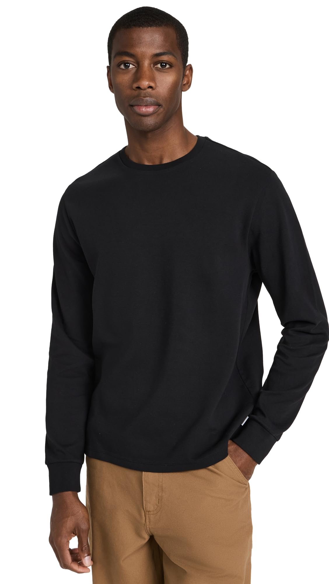 FRAME Men's Long Sleeve Crewneck Sweatshirt - Soft Cotton Casual Pullover for Everyday Wear | Perfect for Work, Gym & Outdoor Activities