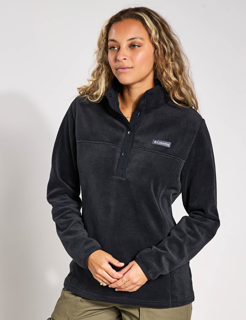 Benton Springs Half Snap Pullover - Black | Stylish & Comfortable Men's Fleece Shirt for Outdoor Activities & Casual Wear