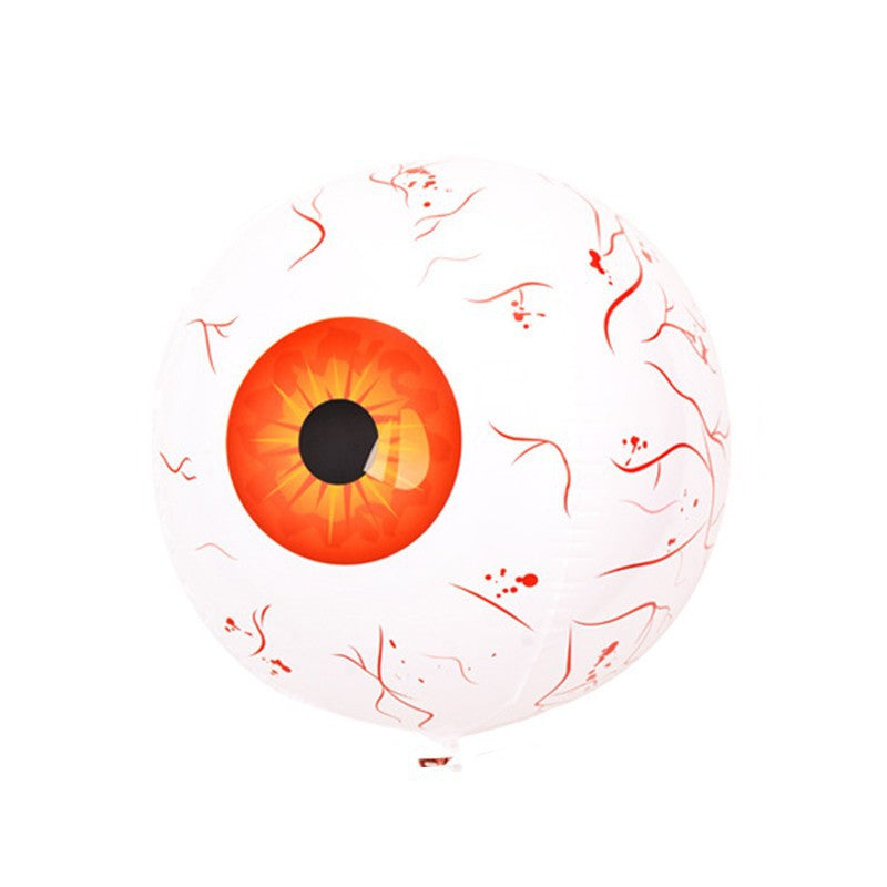 Halloween Eyeball Balloon - Spooky Inflatable Decor for Halloween Party, Haunted House & Outdoor Decorations