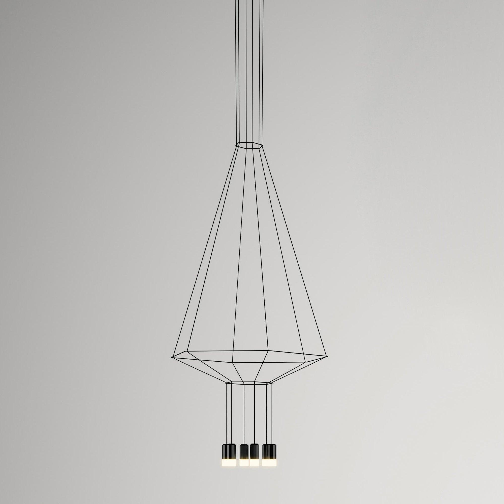 Modern Geometric Lines Pendant Light - Minimalist Ceiling Lamp for Dining Room, Kitchen Island & Living Room Decor