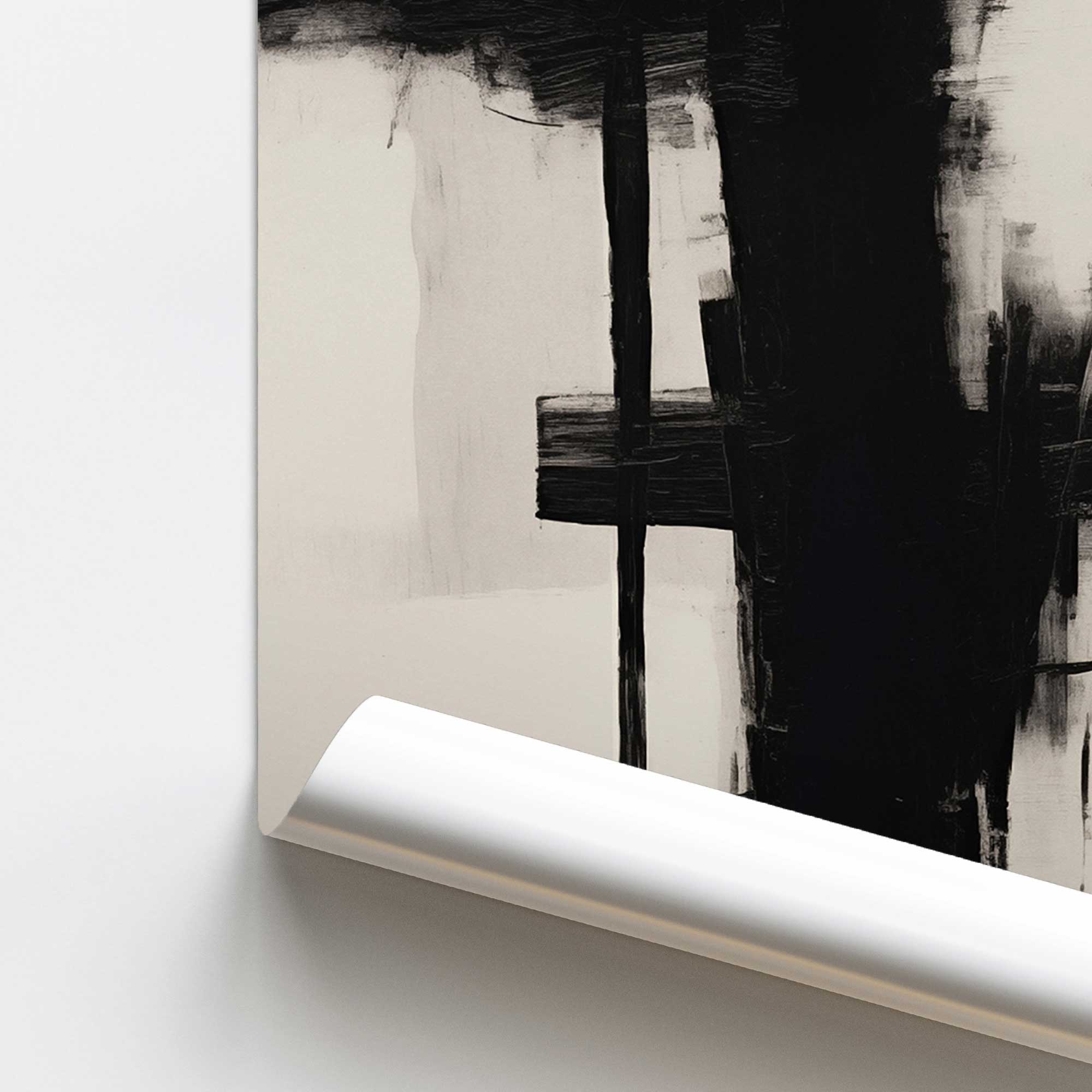 Contrast in Silence II - Premium Rolled Art Print Poster - Perfect for Home Decor, Office Wall Art & Gift Ideas