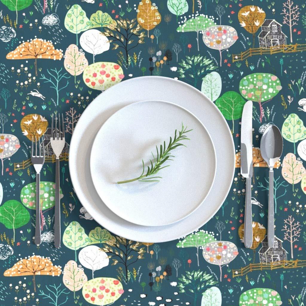 Premium Cotton Sateen Tablecloth 70