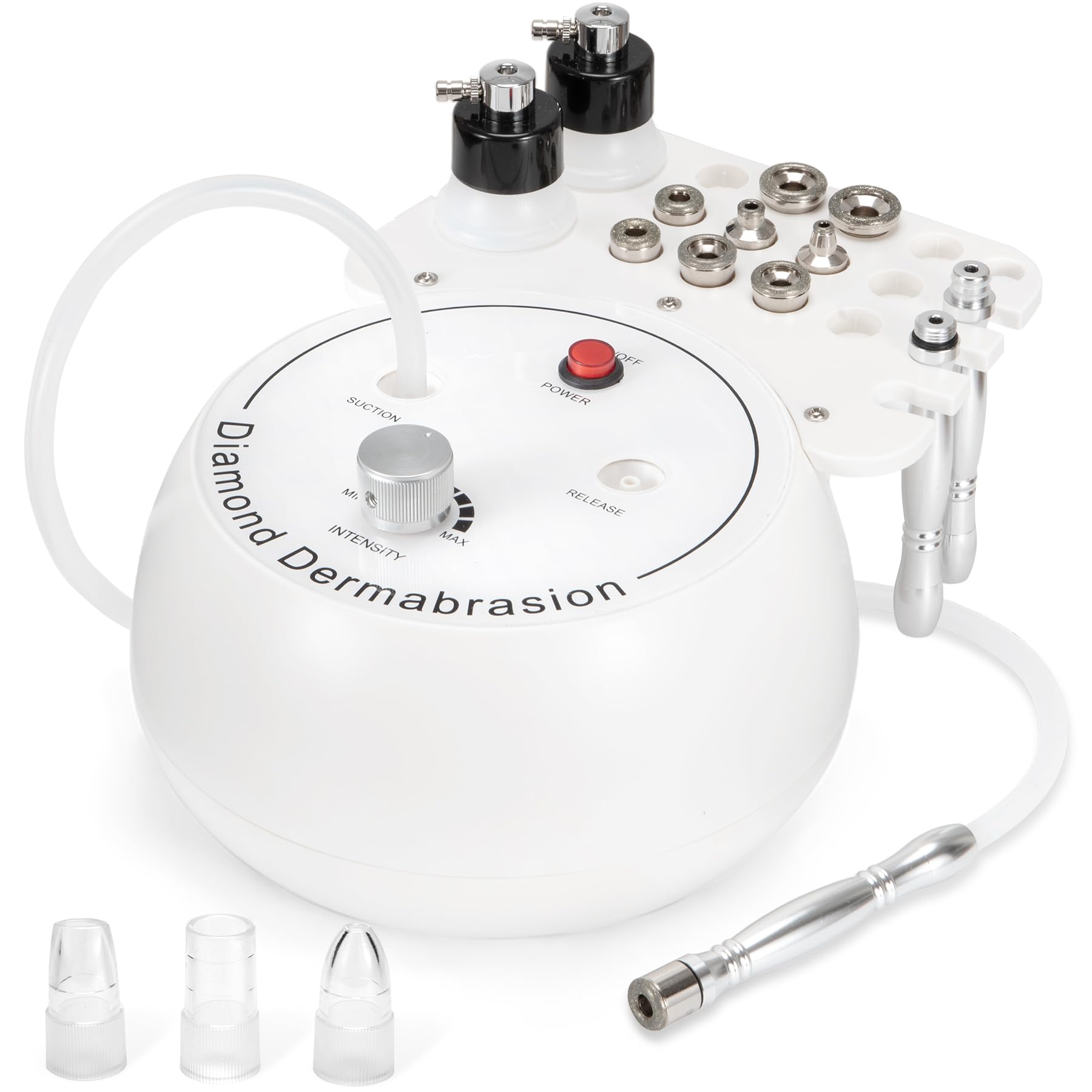 Professional Diamond Microdermabrasion Machine for Face & Body - Salon & Home Use Skin Exfoliation Device - At-Home Spa Treatment for Glowing Skin