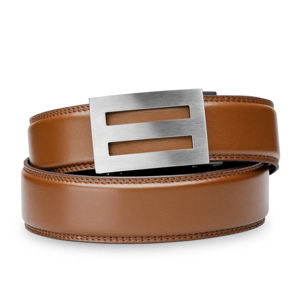 Intrepid Buckle Classic Leather Belt 1.37