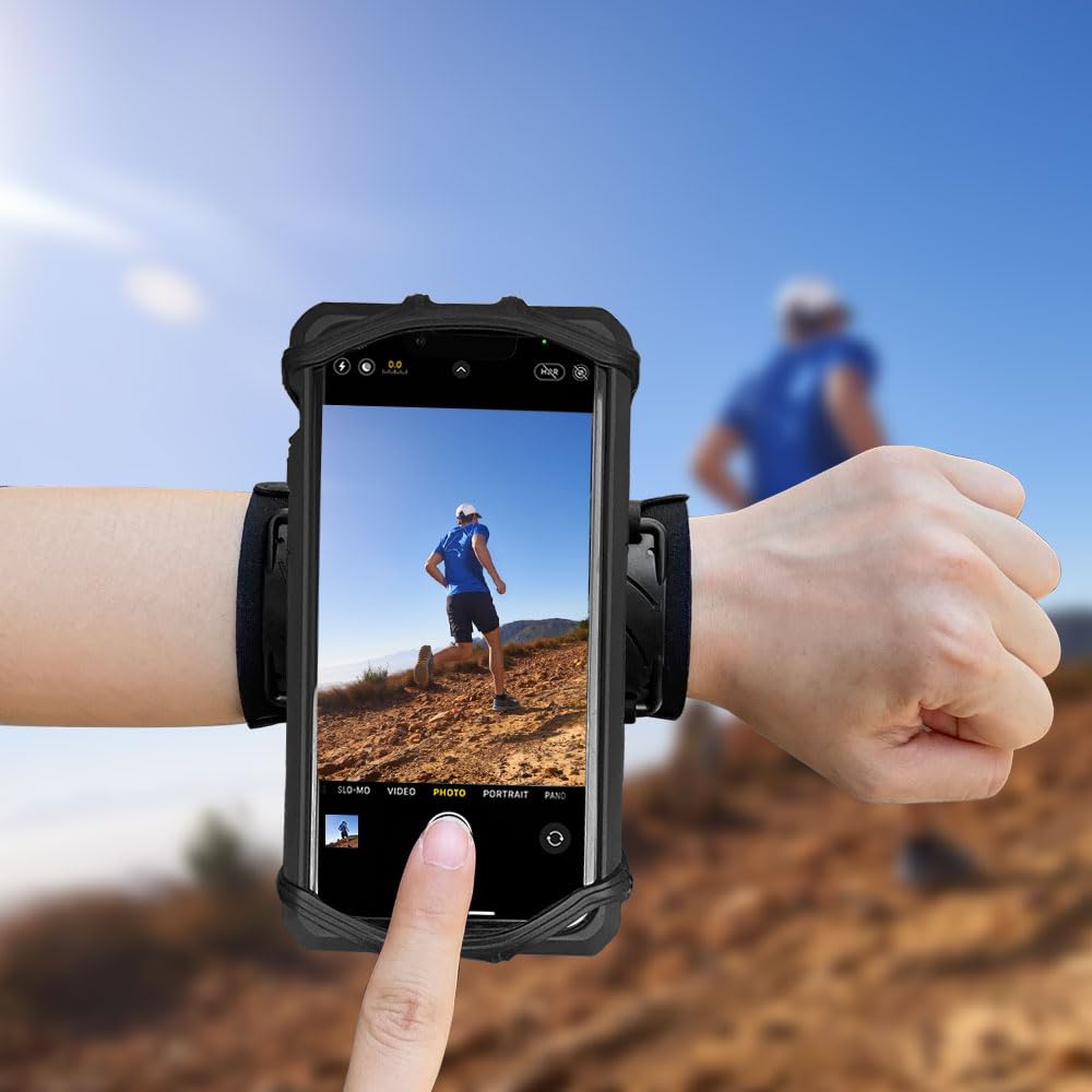 Sports Armband for iPhone 16/15/14/13/12 Pro Max & Samsung Galaxy S25/S24/S23 Ultra - Universal Phone Holder for 4.7