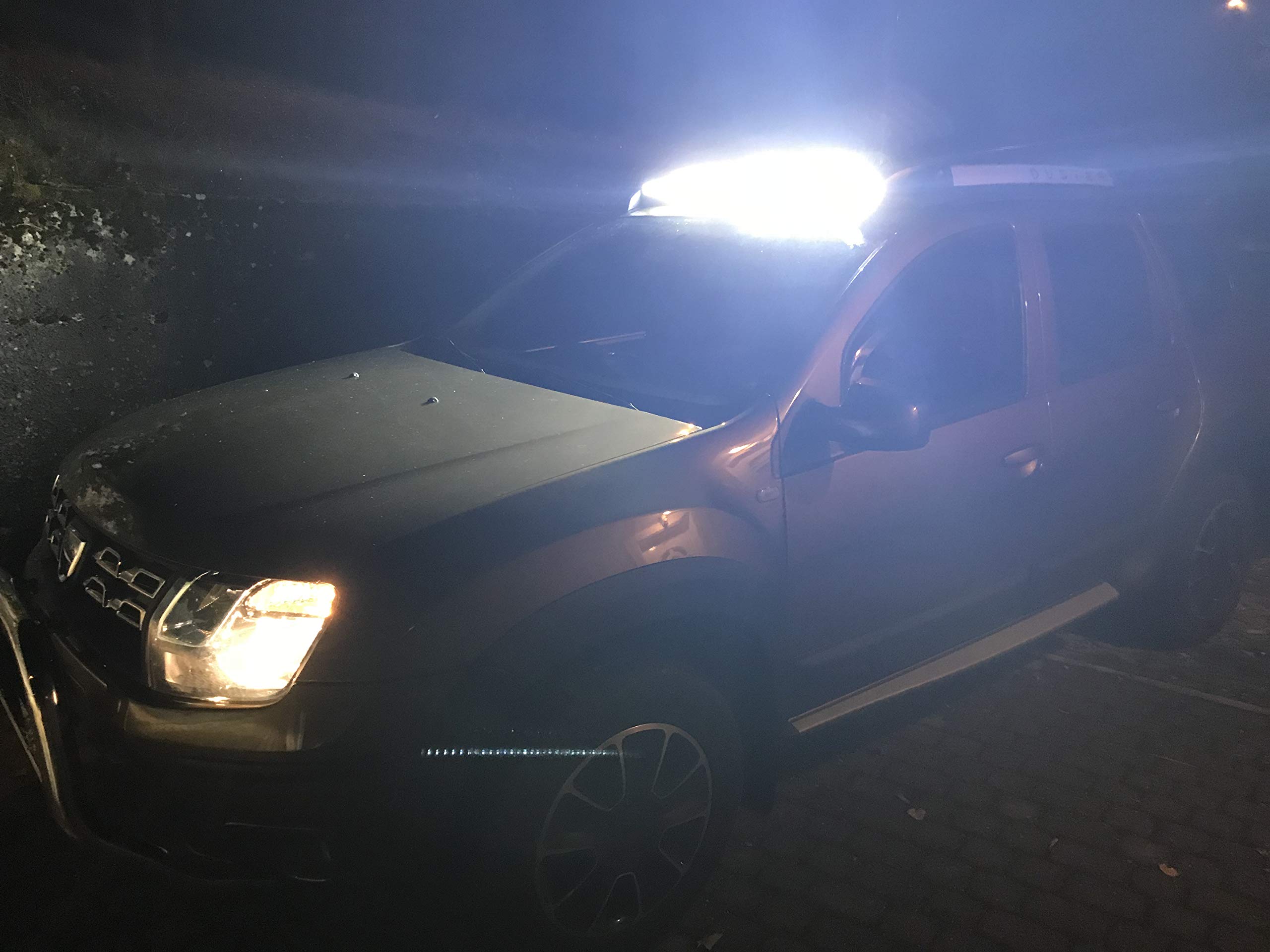 25 Inch 120W Single Row LED Light Bar - Waterproof Off-Road Driving Lights for Trucks, SUVs, ATVs, 4WD & Boats | Durable Fog Lamp with 5W LED Chips | Perfect for Night Driving, Camping & Outdoor Adventures