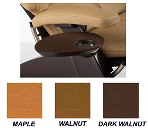 Dark Walnut Side Table with Cup Holder - Perfect for Living Room, Bedroom, or Office - Compact End Table with Drink Holder for Coffee, Books, and Essentials