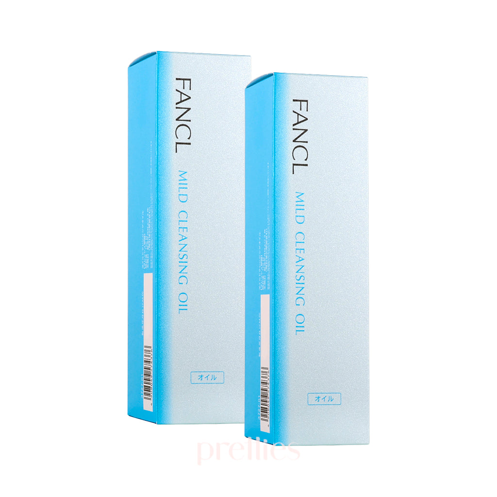 Fancl Mild Cleansing Oil 120ml - 2 Pack Set | Gentle Makeup Remover & Deep Pore Cleanser | Official Store Version (574376) | Perfect for Daily Skincare & Travel Essentials