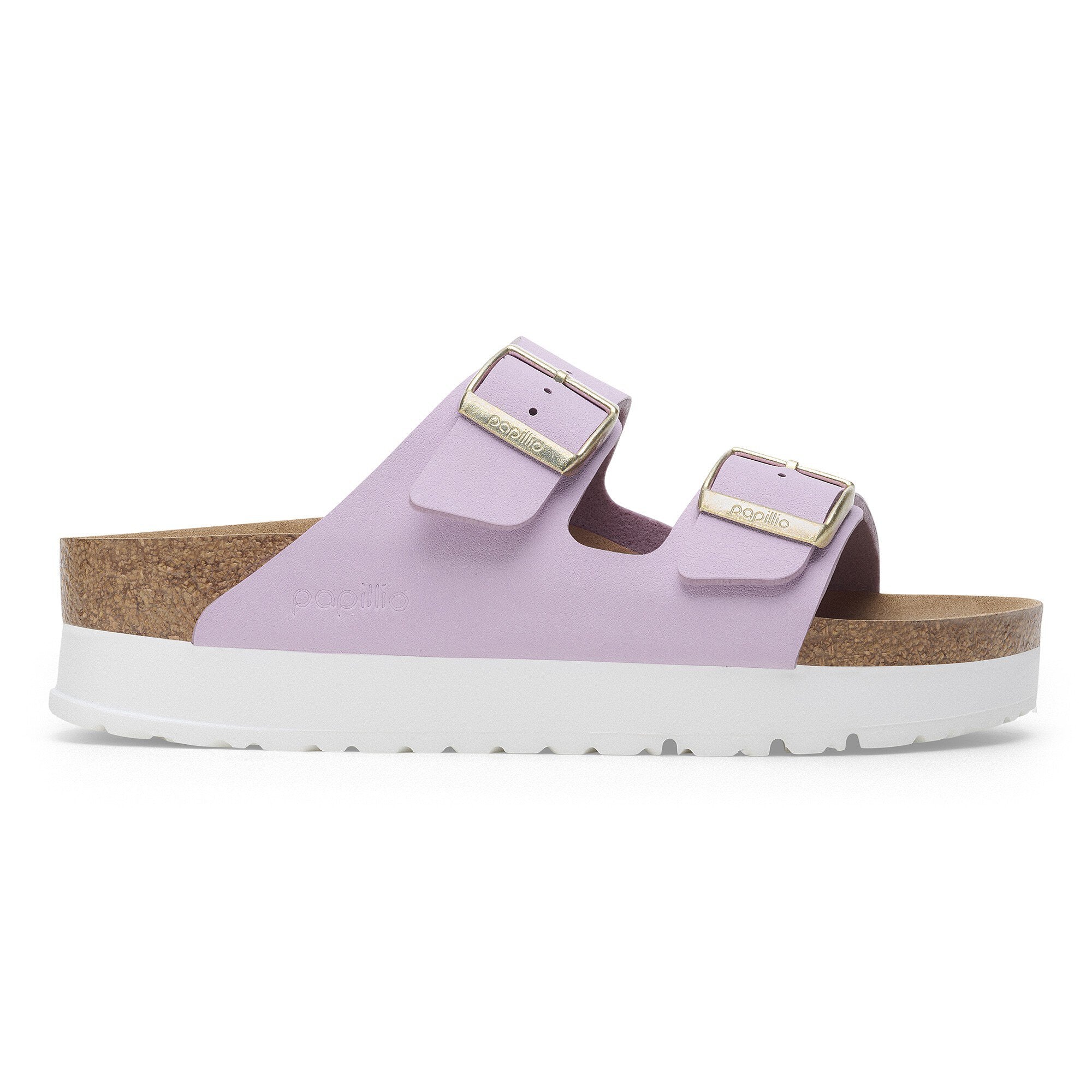 Birkenstock Arizona Platform Vegan Sandals in Crocus - Comfortable & Stylish Vegan Footwear for Women | Perfect for Casual Wear, Summer Outfits & Beach Vacations