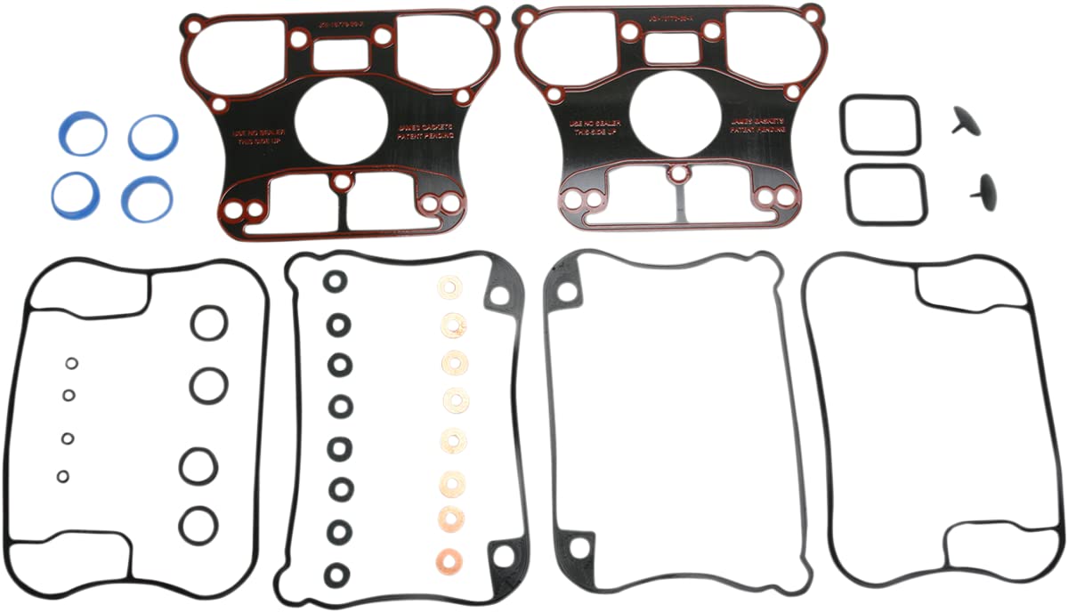 James Gasket Rocker Box Gasket Kit - High Performance Engine Seal Replacement for Harley Davidson, Honda, Yamaha Motorcycles - Perfect for DIY Repairs & Maintenance