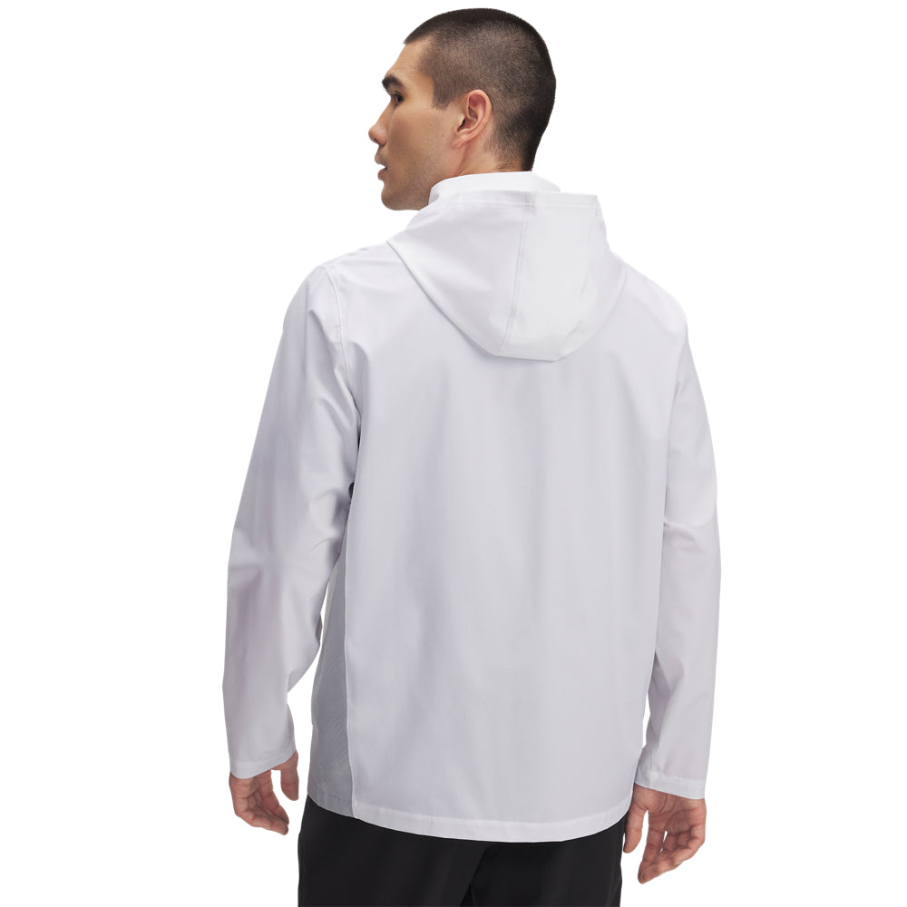 Men's Under Armour Rival Stretch Woven Full Zip Hoodie - Lightweight Athletic Jacket for Running, Gym & Outdoor Activities