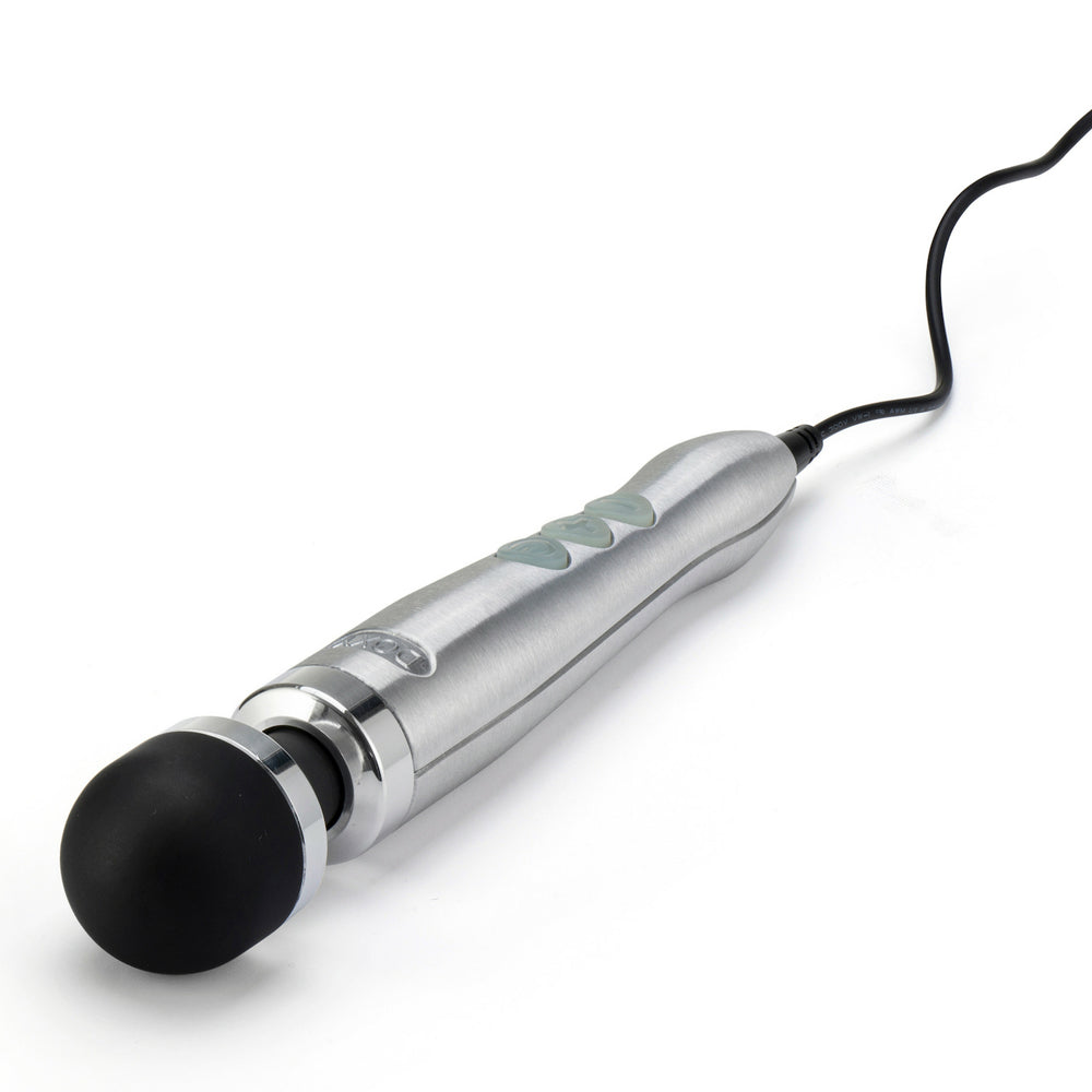 Doxy Die Cast 3 - Lightweight Metal Plug-In Vibrating Massage Wand for Women & Men - Powerful Personal Massager for Muscle Relaxation, Intimate Pleasure & Stress Relief - Home & Spa Use