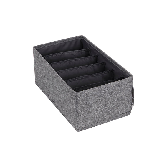 6 Compartment Drawer Organizer - Grey or Beige | Perfect for Kitchen, Office & Bedroom Storage