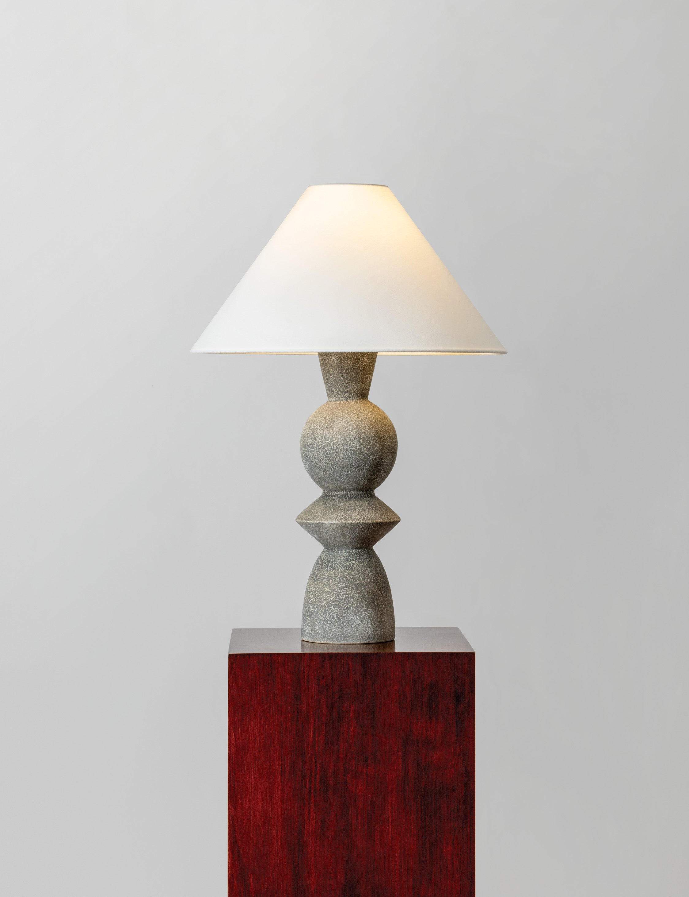 Bulsara Modern Table Lamp - Stylish LED Nightstand Light for Bedroom, Living Room & Office - Warm White & Cool White Dimmable Lighting for Reading & Relaxation