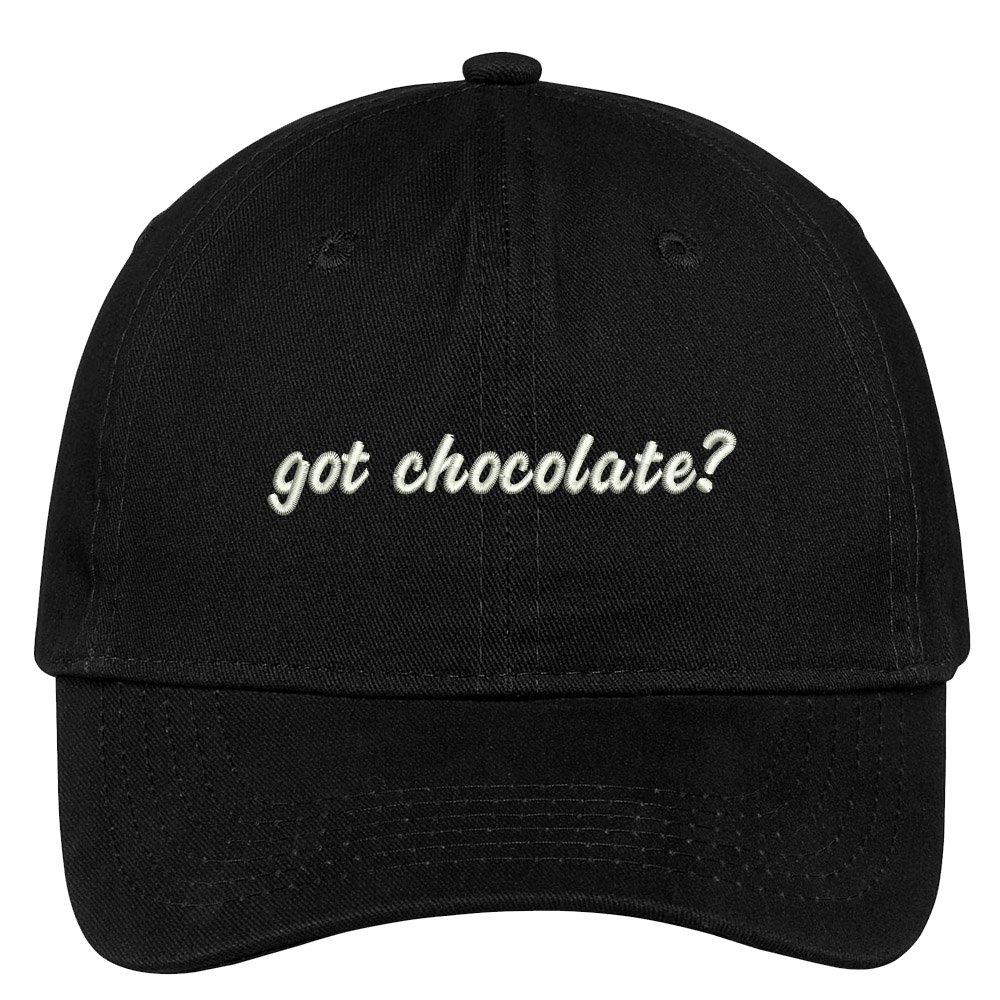 Trendy 'Got Chocolate?' Embroidered Cotton Baseball Cap - Adjustable & Stylish for Men & Women - Perfect for Outdoor Activities, Sports & Casual Wear