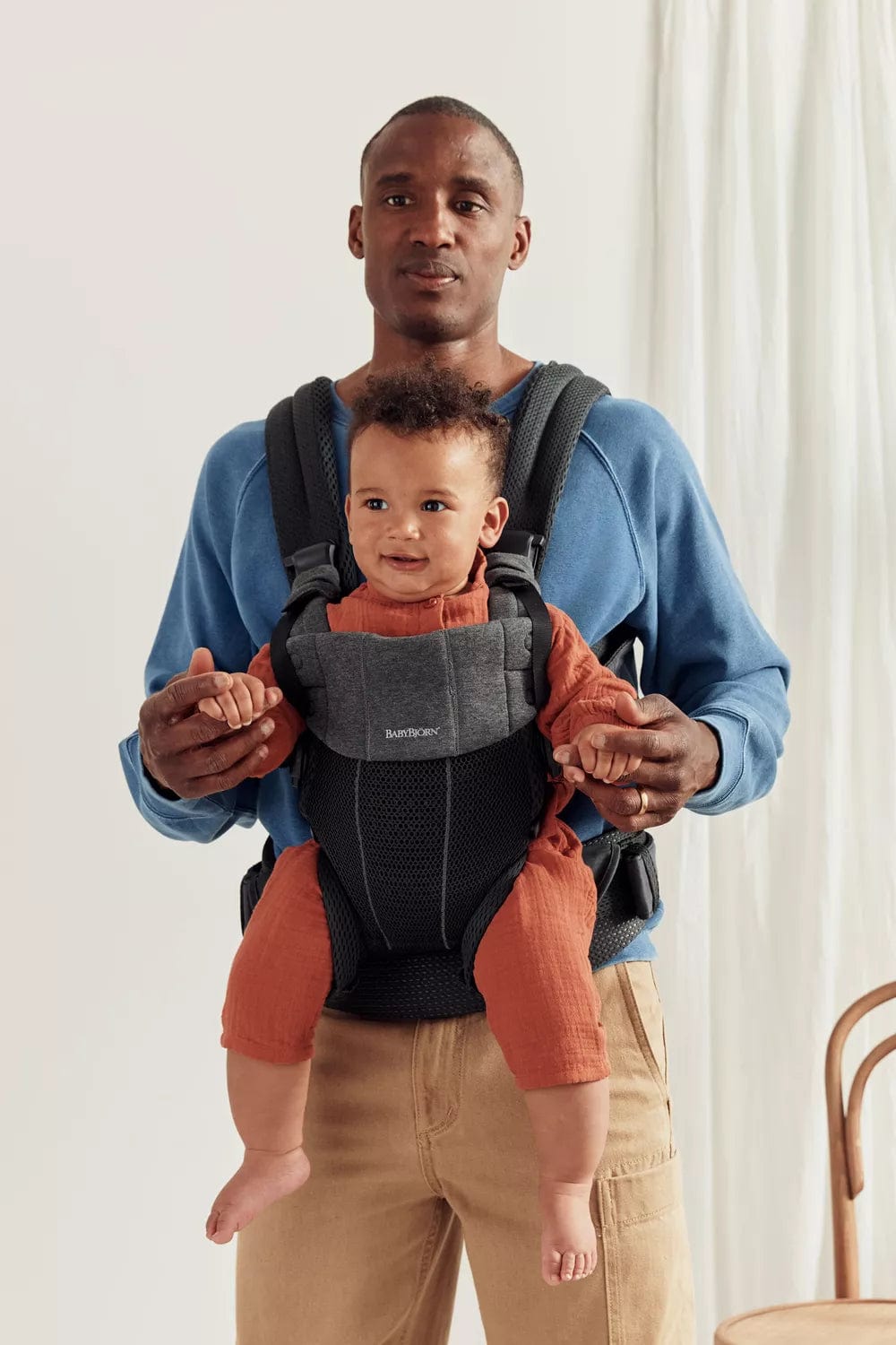 Baby Bjorn Baby Carrier Harmony 3D Mesh - Ergonomic Infant Carrier for Newborn to Toddler (7-35 lbs) - Breathable Mesh for Comfort - Perfect for Hiking, Travel & Everyday Use
