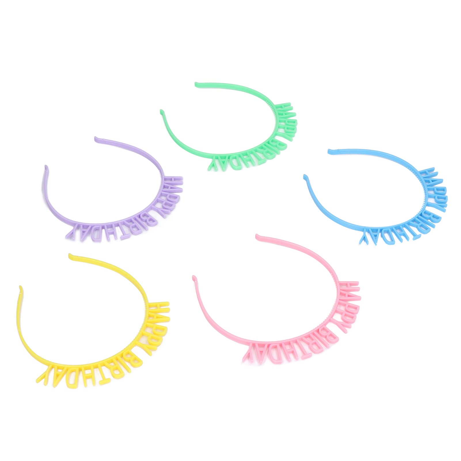 Ubersweet® Happy Birthday Headband - Durable Party Headbands for Women, Girls, Kids | Perfect for Birthday Parties, School Events & Celebrations