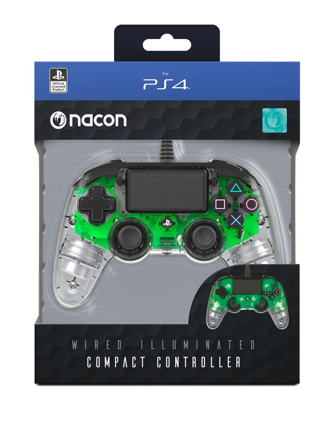 Nacon Compact Controller Light Edition for PlayStation 4 - Wireless Gaming Controller with Ergonomic Design | Perfect for PS4 Gaming, Streaming & Competitive Play