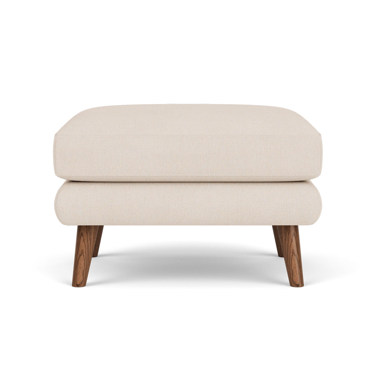 George Fabric Ottoman - Stylish and Comfortable Footrest, Storage Bench for Living Room, Bedroom, or Office - Perfect for Relaxing, Extra Seating & Home Organization