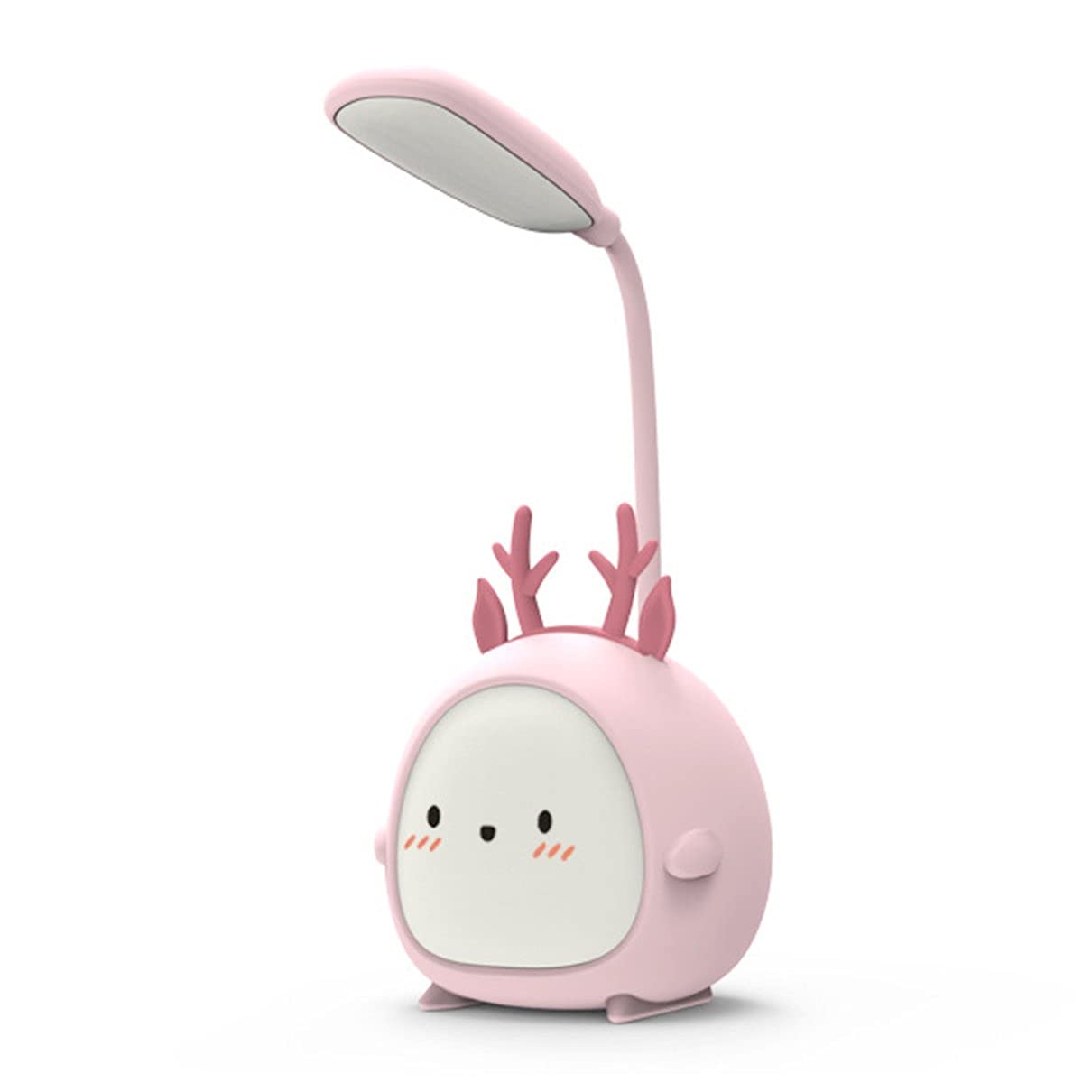 Foldable Cute Cartoon Desk Lamp - USB Rechargeable LED Table Lamp for Night Reading & Eye Protection | Perfect for Kids Room, Study Desk, Bedside & Office Use