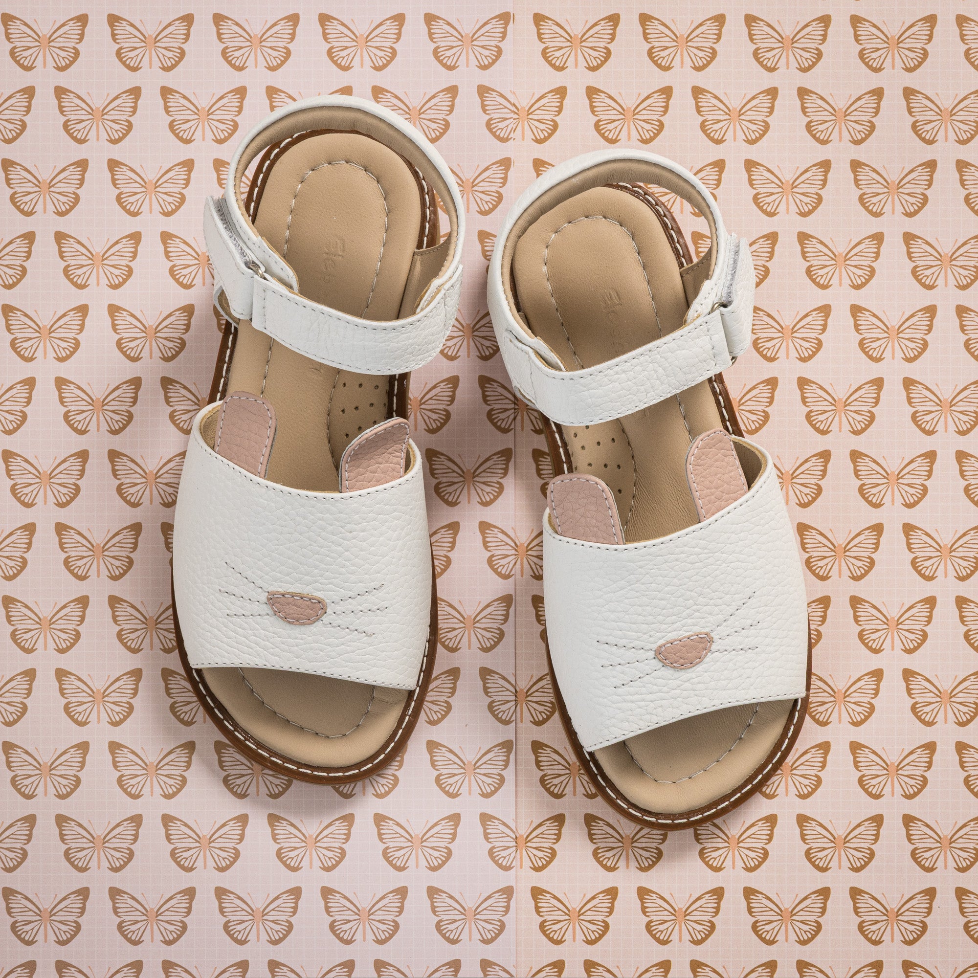 White Bunny Sandals for Women - Cute Comfortable Summer Beach Slides - Perfect for Casual Outings, Vacations, and Poolside Lounging