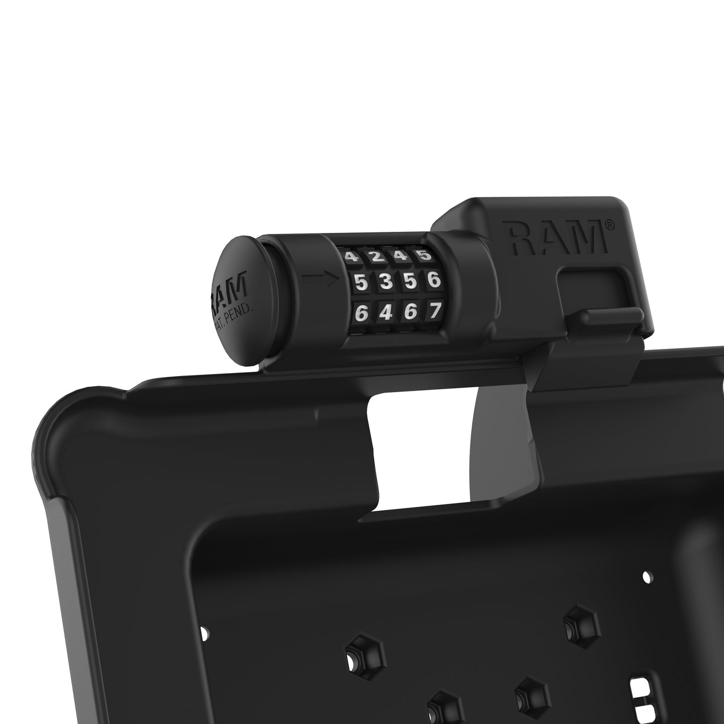 GDS® Combo Locking Form Fit Holder for Zebra ET5x 10.1 Series (RAM HOL ZE11CLU) - Secure Mount for Mobile Computers in Warehousing & Logistics