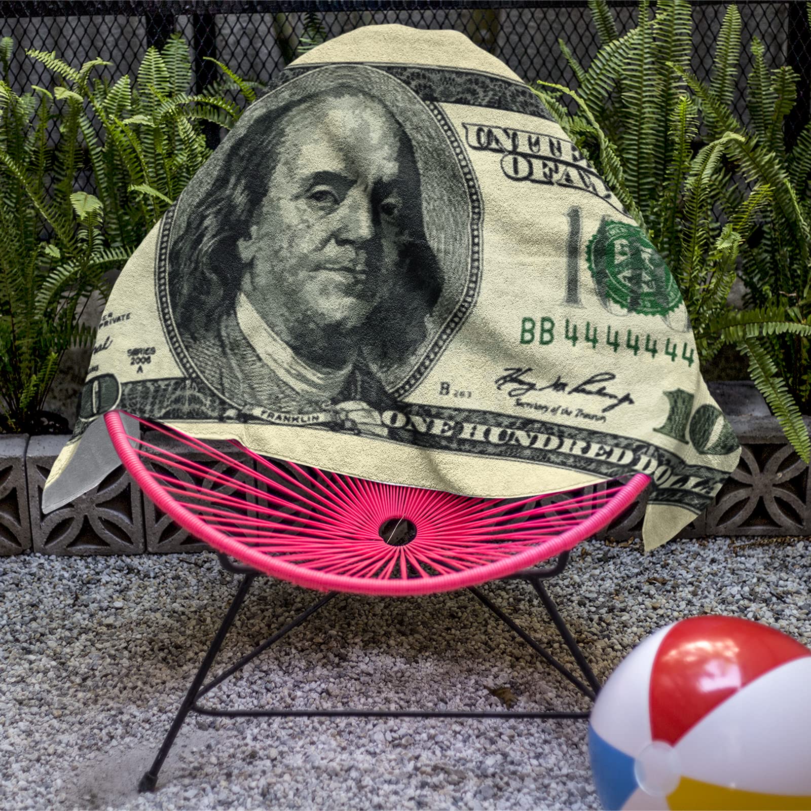 Money Print Beach & Pool Towel - 35
