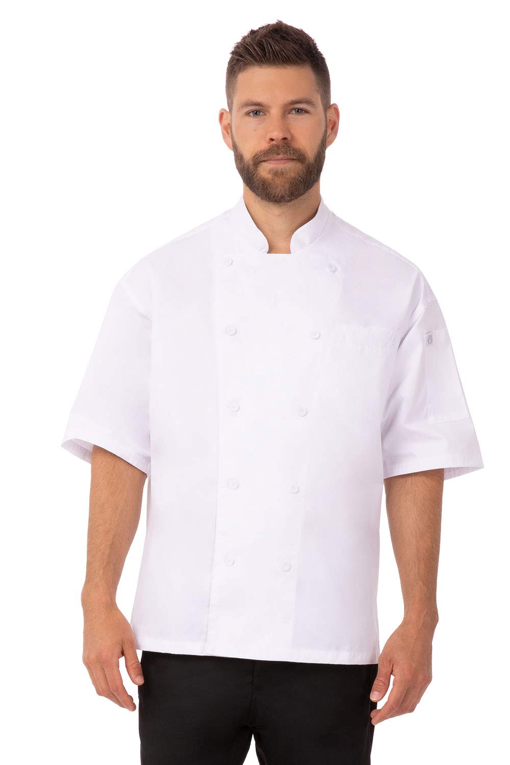 Chef Works Customized Unisex Palermo Professional Chef Coat - Premium Restaurant Kitchen Apparel for Cooking, Baking & Culinary Arts