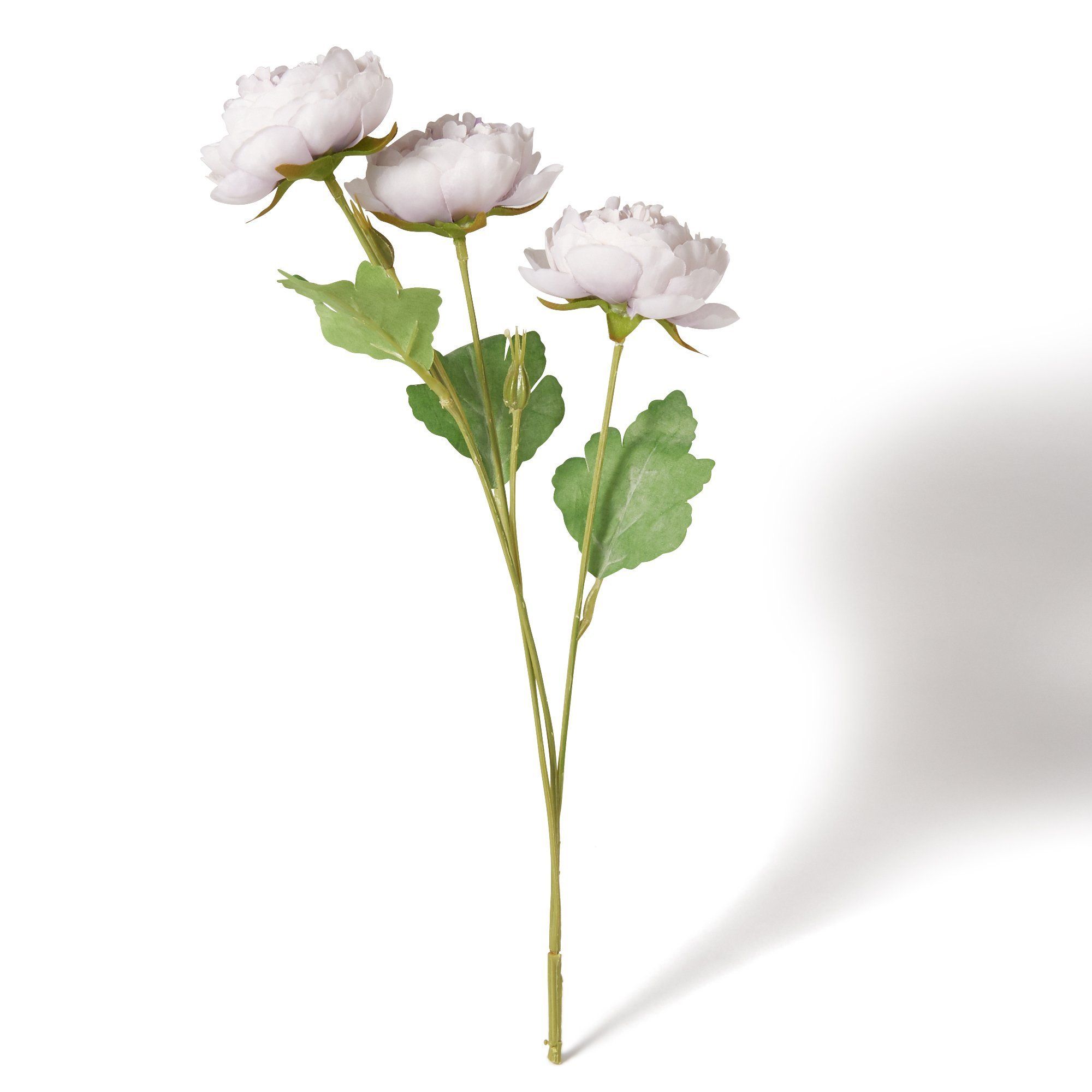 Artificial Ranunculus Flowers Light Purple - Realistic Fake Floral Decor for Home, Wedding, Party & Office Arrangements