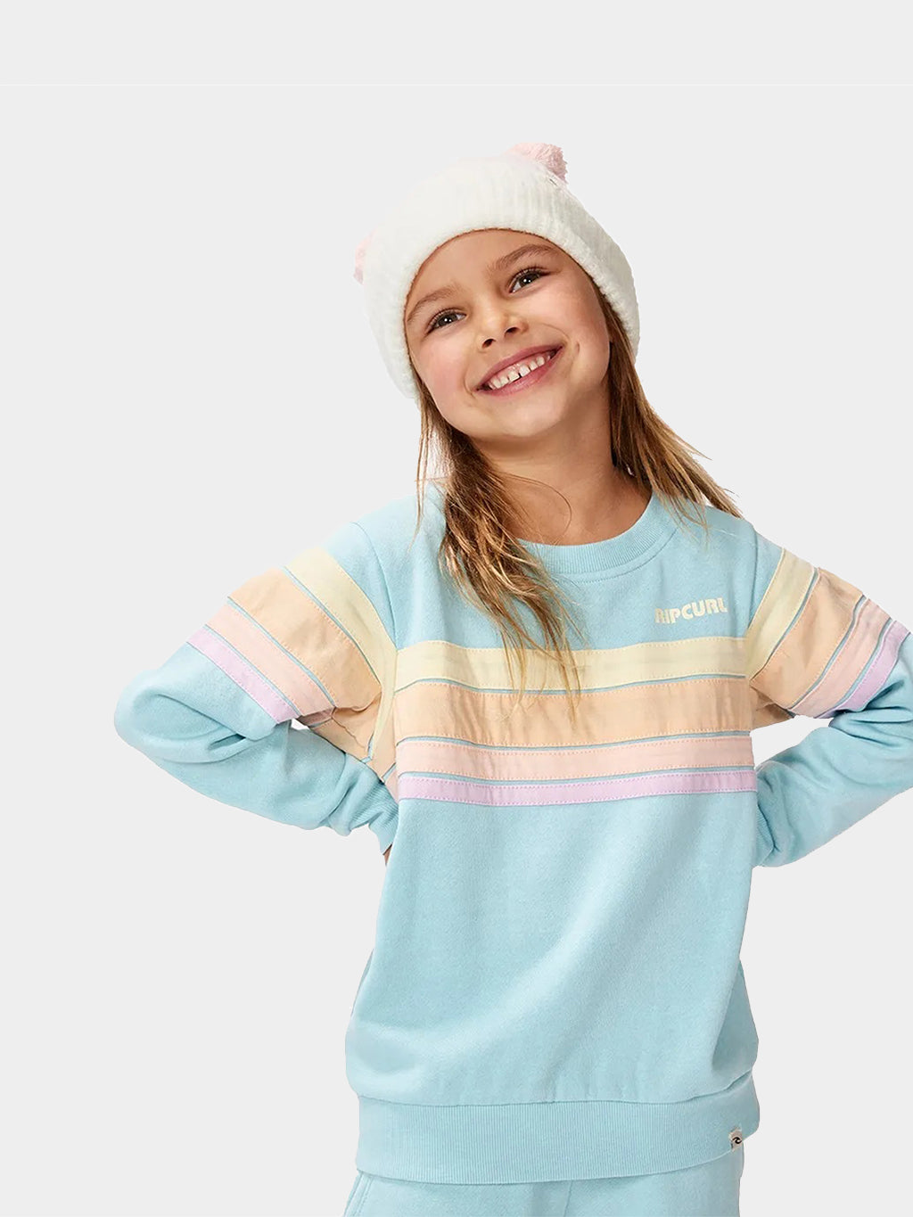 Girl's Surf Revival Crew - Stylish & Comfortable Swimwear for Kids Ages 1-8 Years | Perfect for Beach, Pool & Summer Vacations