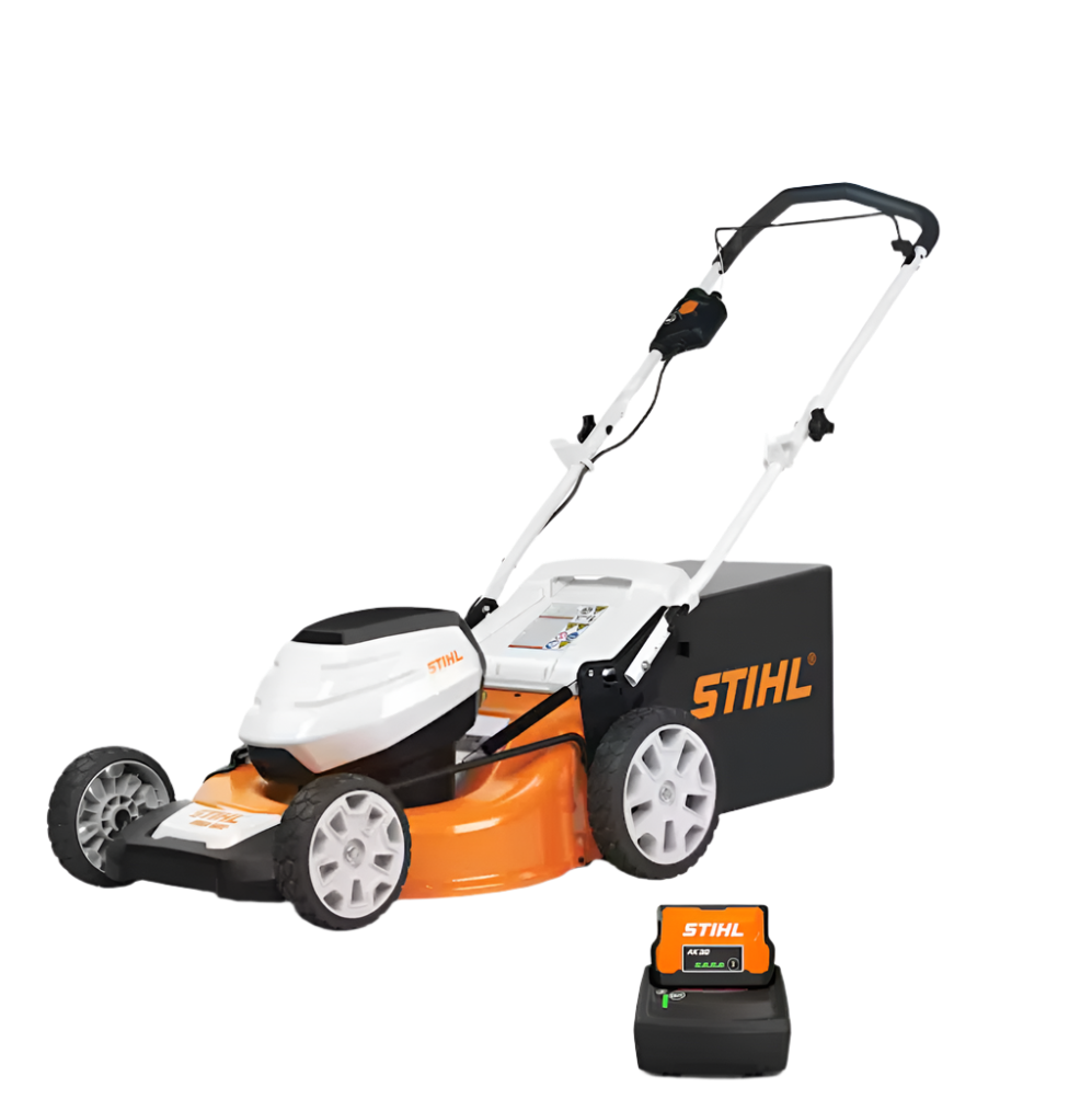 STIHL RMA 460 Cordless Lawn Mower with Battery Kit - 18-Inch Cutting Width, Quiet Electric Lawn Mower for Medium to Large Yards - Perfect for Eco-Friendly Home Lawn Care & Landscaping