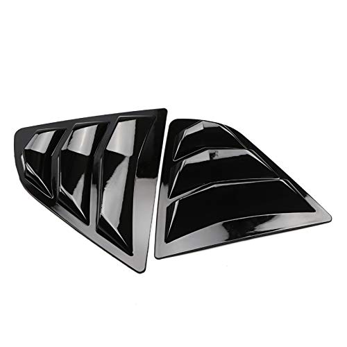 2018-2019 Toyota Camry Side Window Louvers - Glossy Black Car Vent Cover Trim | Sleek Exterior Accessories for Enhanced Style & Sun Protection