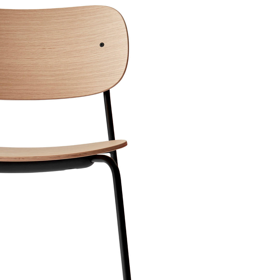 Co Dining Chair - Stackable Modern Kitchen & Dining Room Chair for Home & Restaurant Use
