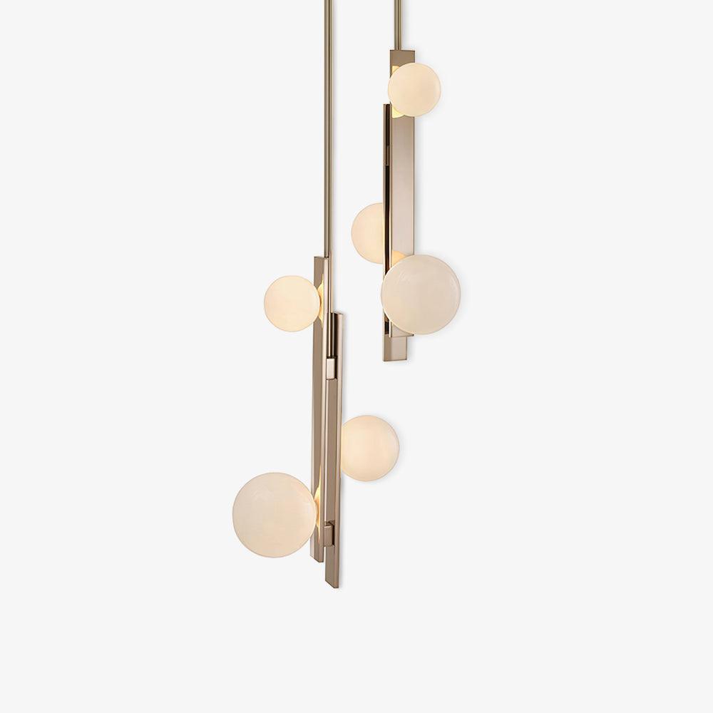 Jaklin Modern Pendant Lamp - Sleek Hanging Light Fixture for Kitchen Island, Dining Room & Bedroom Decor - Energy Efficient LED Bulb Compatible