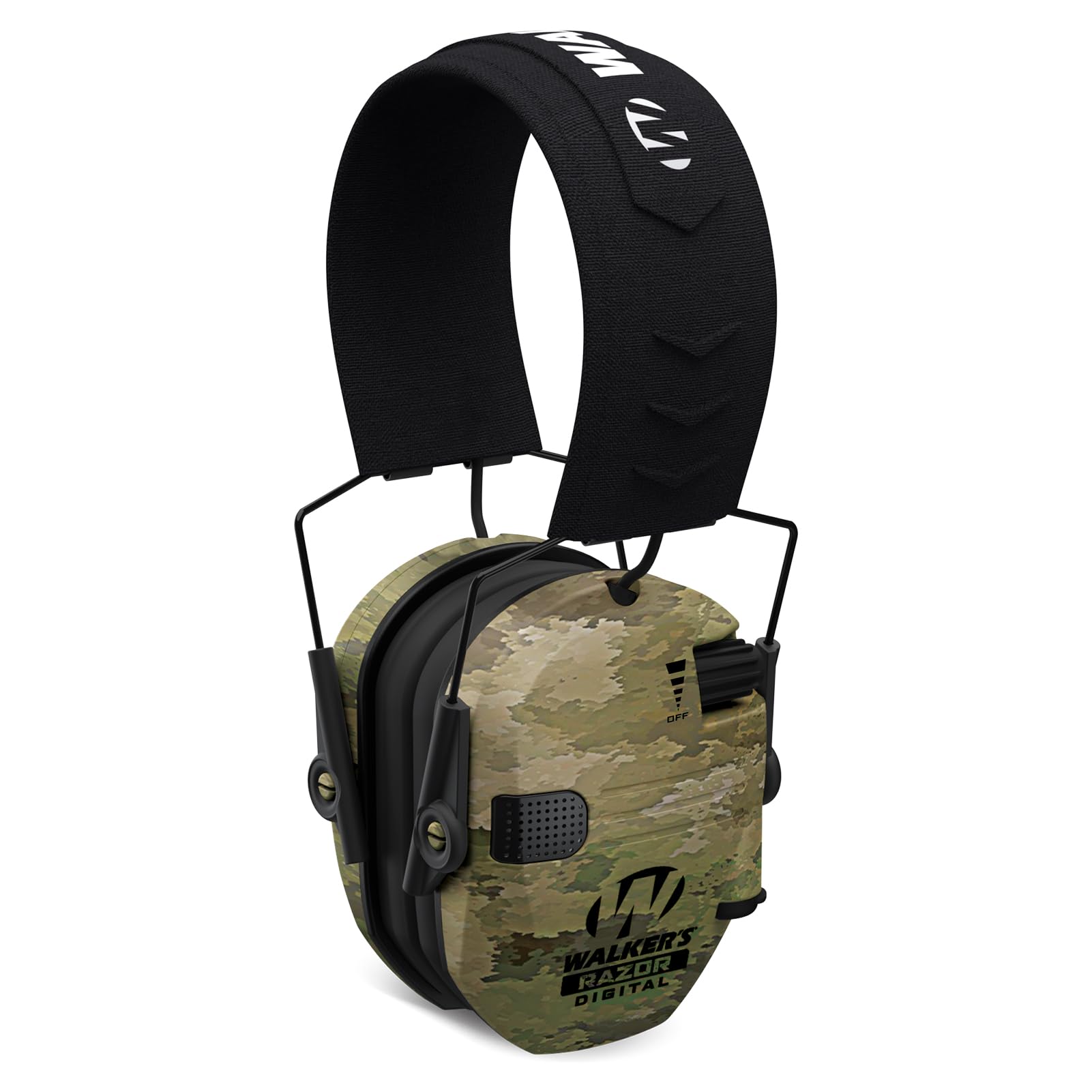 Walker's Razor Digital Slim Electronic Earmuffs - Ultra-Thin Hearing Protection for Shooting, Hunting & Outdoor Sports - Noise Reduction & Enhanced Sound Clarity