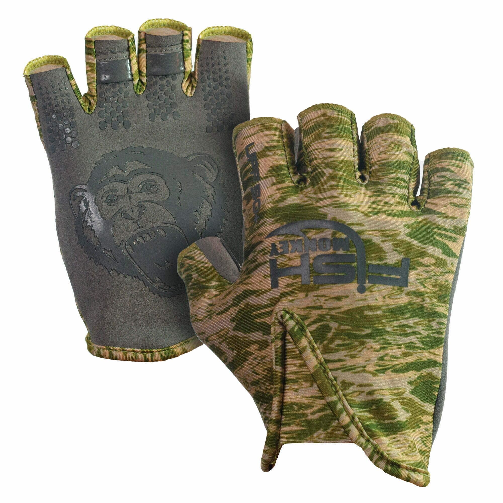 Fish Monkey FM18 Stubby Gloves - Durable Fishing Gloves for Cold Weather, Saltwater & Freshwater Fishing - Perfect for Kayak, Boat & Ice Fishing Adventures