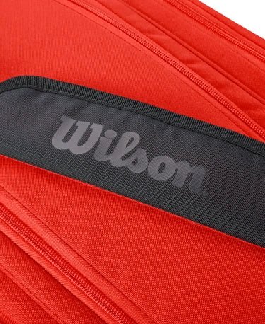 Wilson Tour Padel Bag - Premium Tennis & Paddle Tennis Backpack for Men & Women (Red) - Perfect for Court, Gym & Travel Accessories