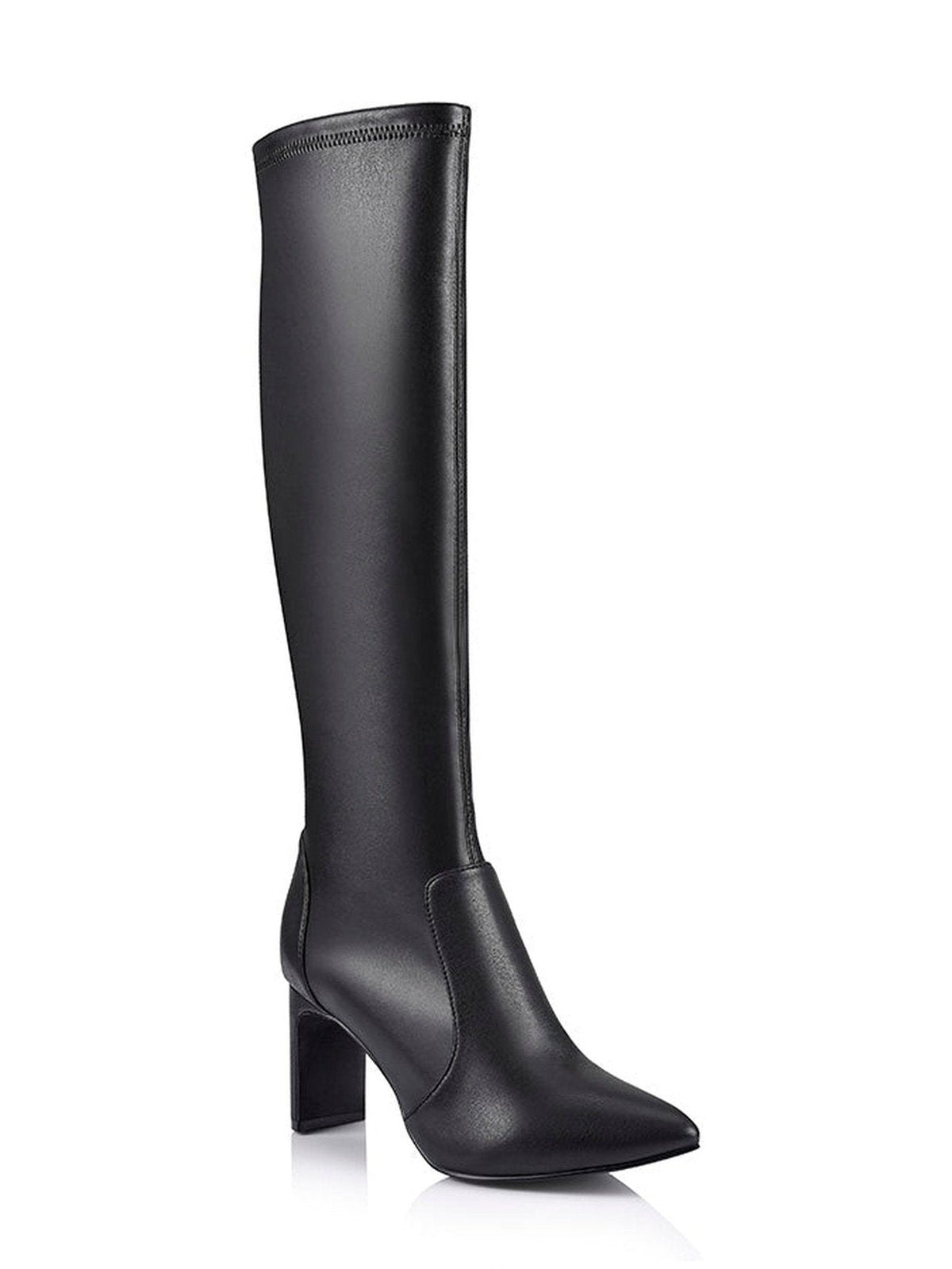 Bradley Women's Knee High Stretch Boots - Black | Comfortable & Stylish for Fall & Winter Fashion