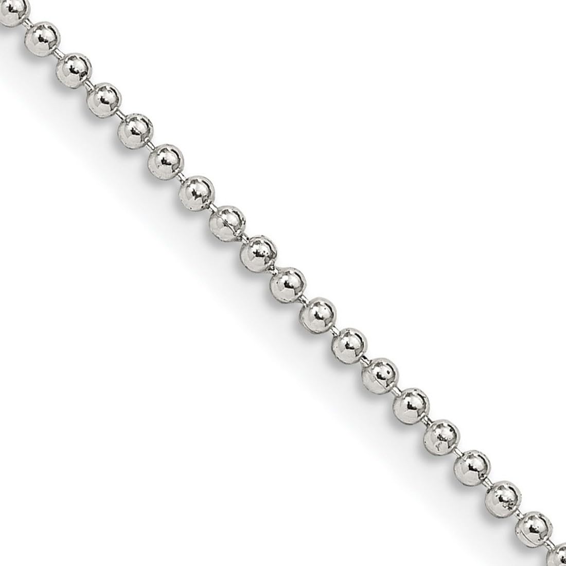 925 Sterling Silver Hollow Polished Chain Necklace 16 Inch 1.5mm - Dainty Lobster Claw Necklace for Women & Men | Elegant Everyday Jewelry, Perfect for Gifts, Date Nights and Special Occasions